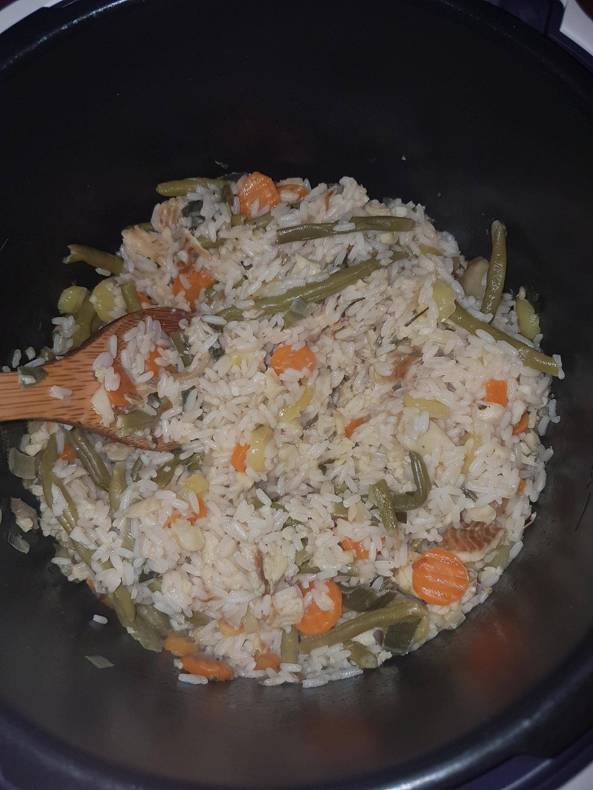 Colin d alaska petit légume riz - Recepten Cookeo | Moulinex