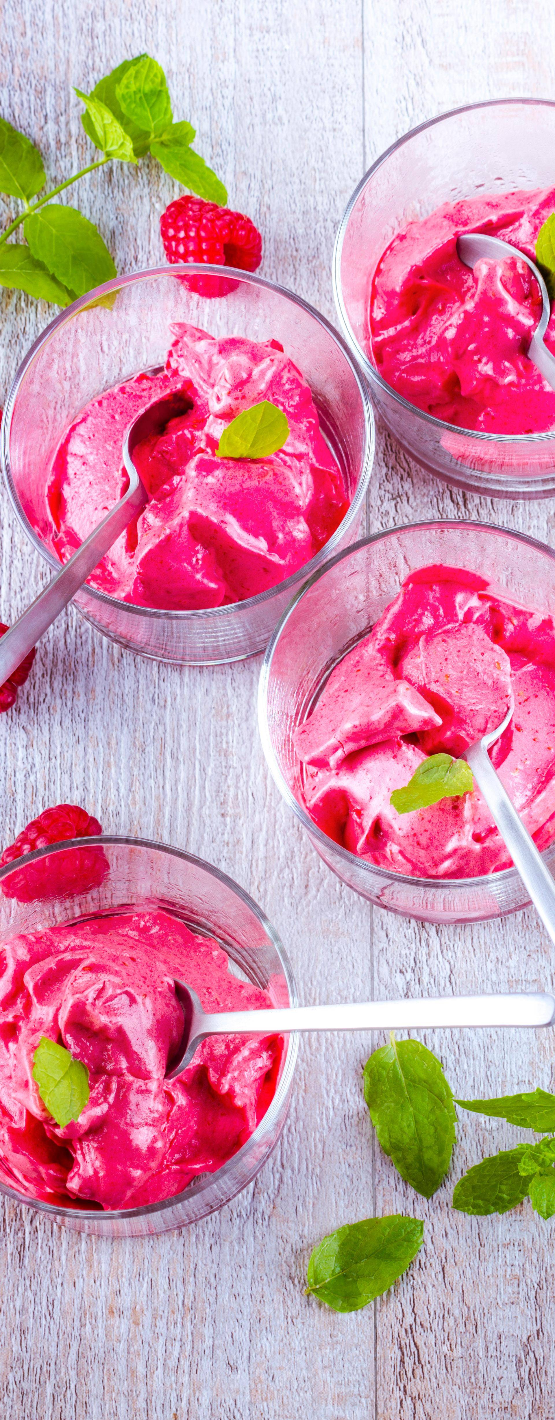 Sorbet framboise coco - Recette Blend up | Moulinex