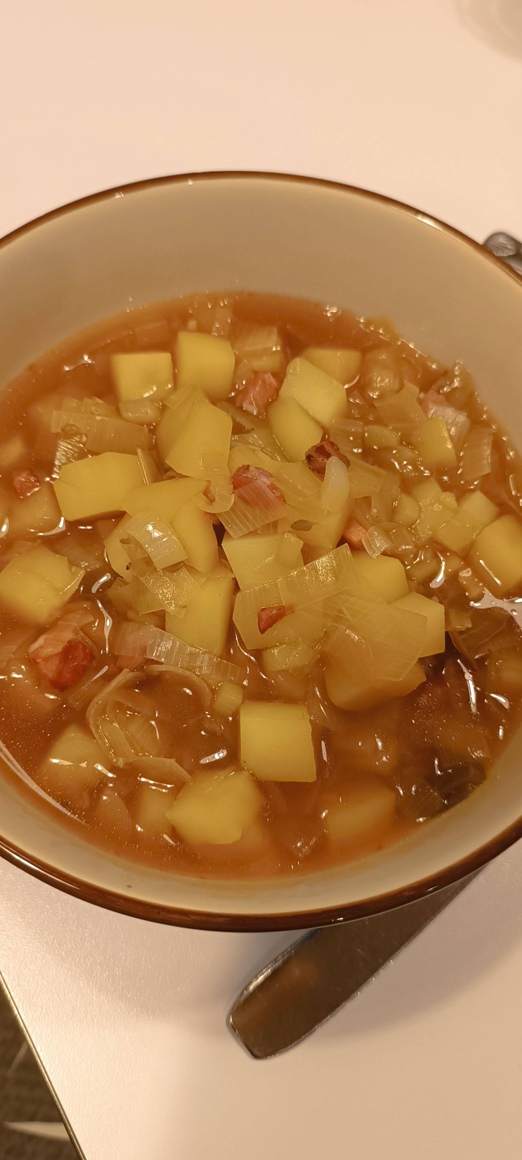 Soupe poireaux pommes de terre - Recepten Cookeo | Moulinex