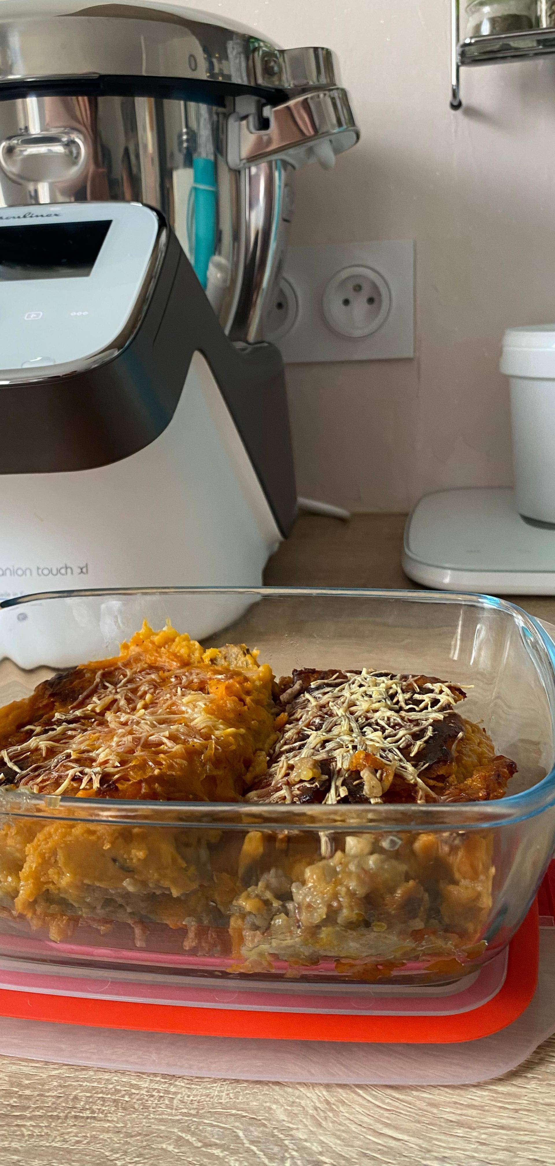 Hachis Parmentier de patate douce - Recette Companion Connect XL | Moulinex