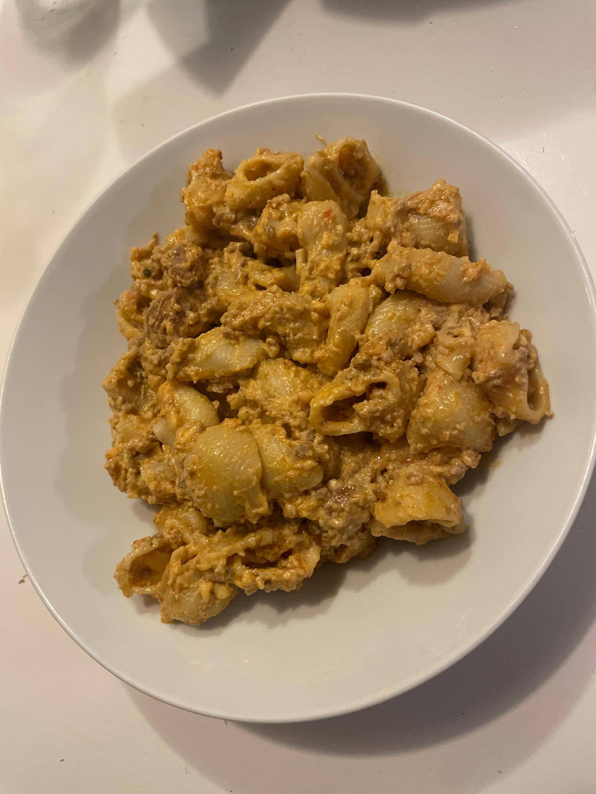 Pâte, viande haché, chorizo - Recepten Cookeo | Moulinex
