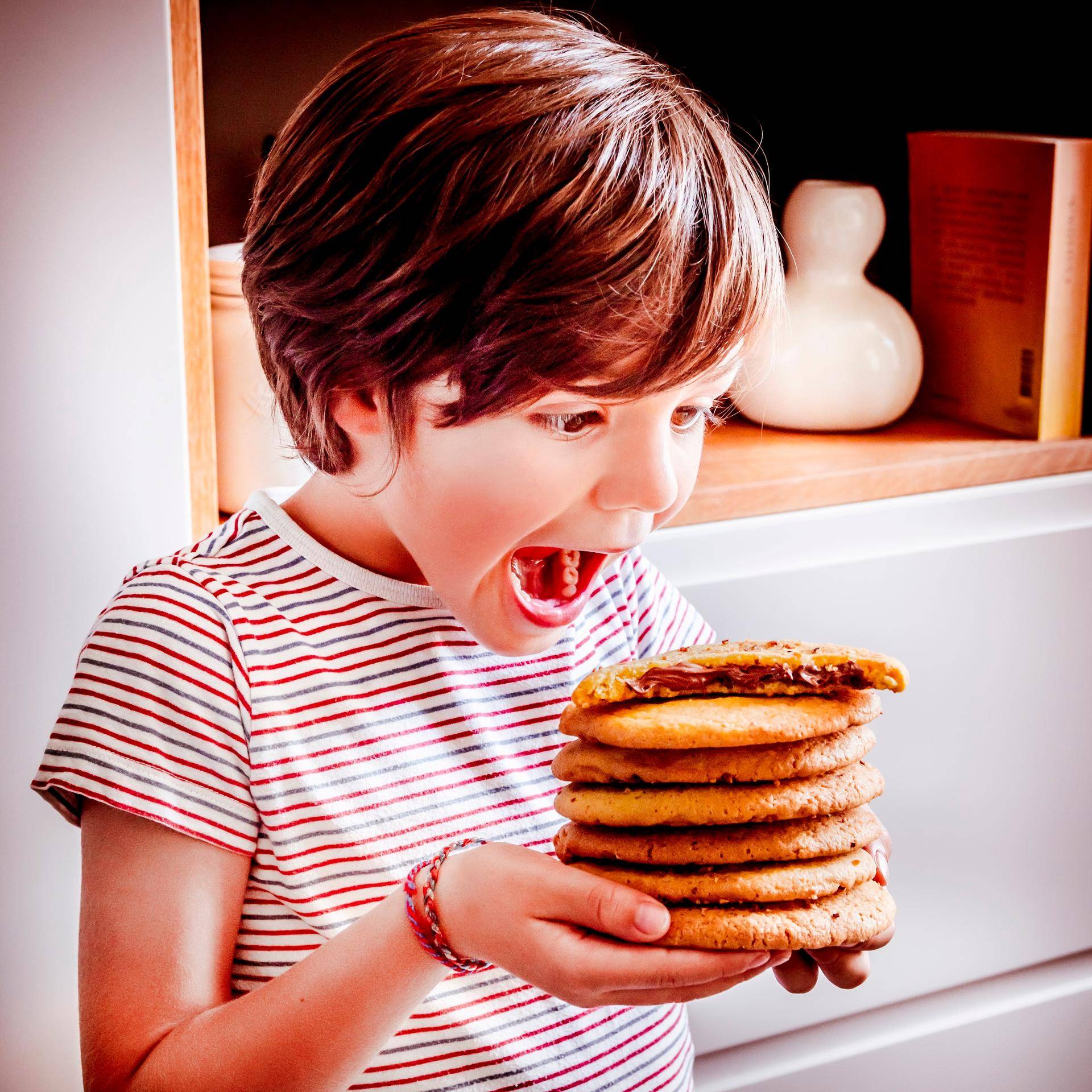 Cookies coeur Nutella - Recette Companion | Moulinex