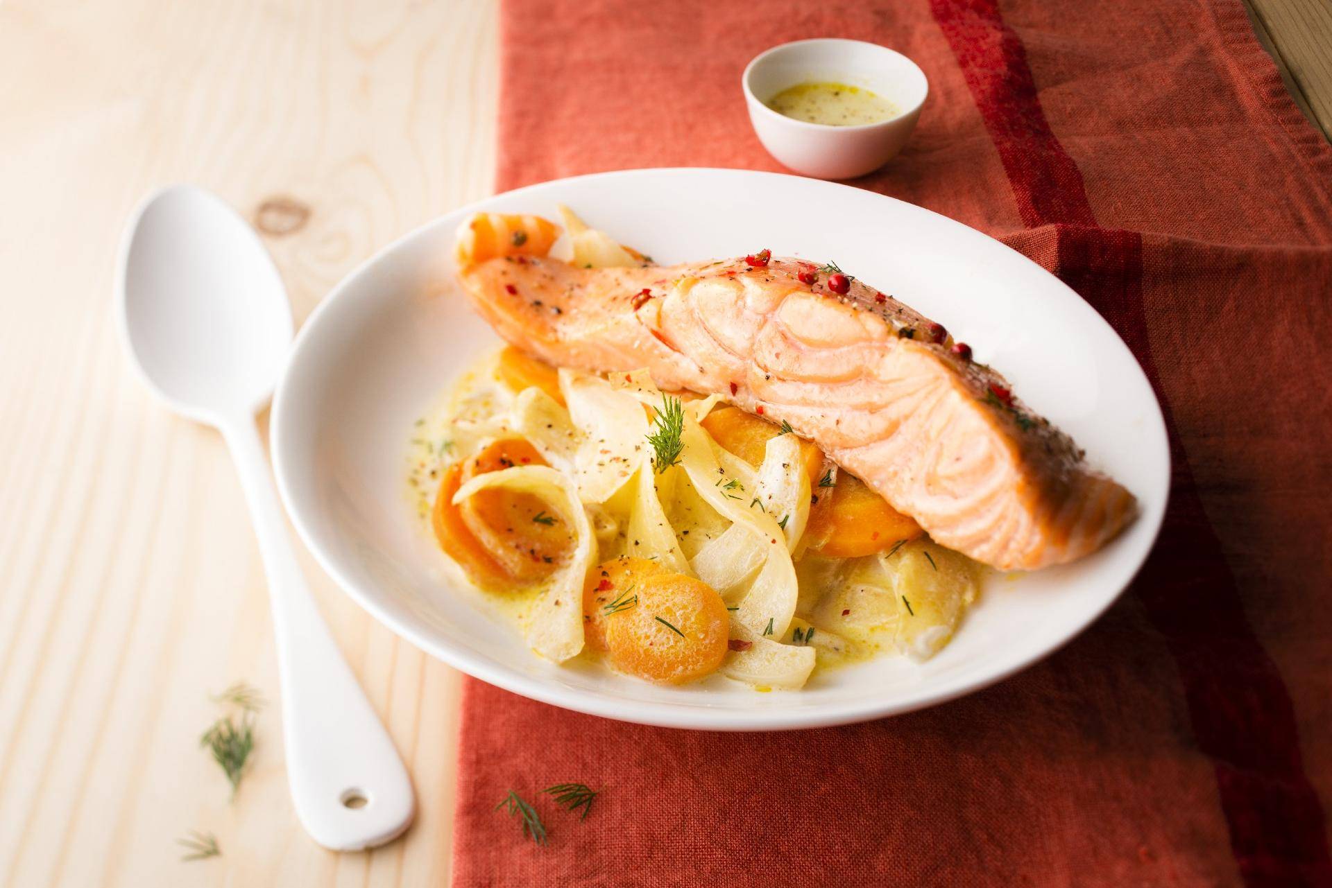 Estouffade saumon et fenouil - Recepten Cookeo | Moulinex