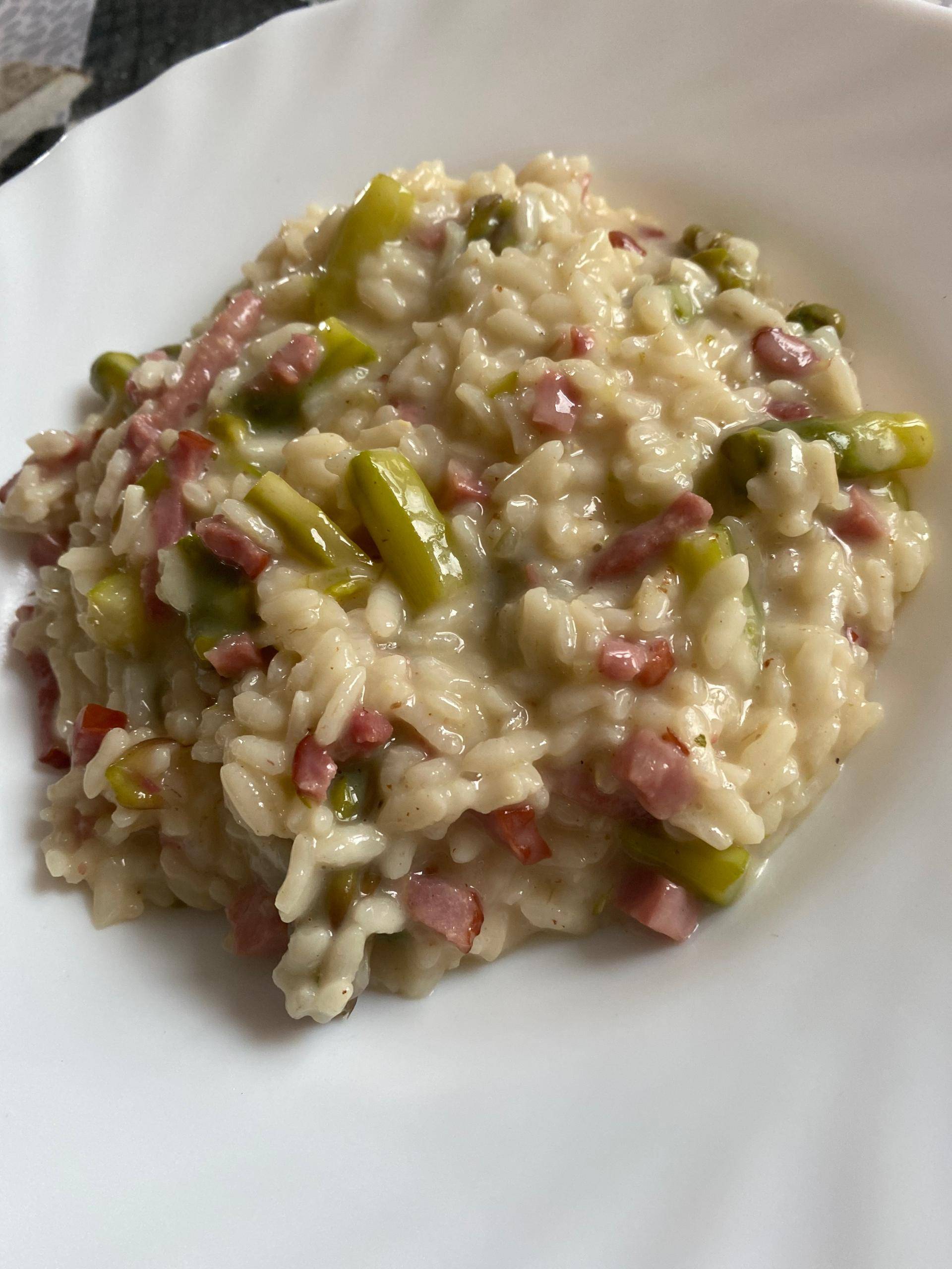Risotto aux asperges et lardons - Recepten Cookeo | Moulinex