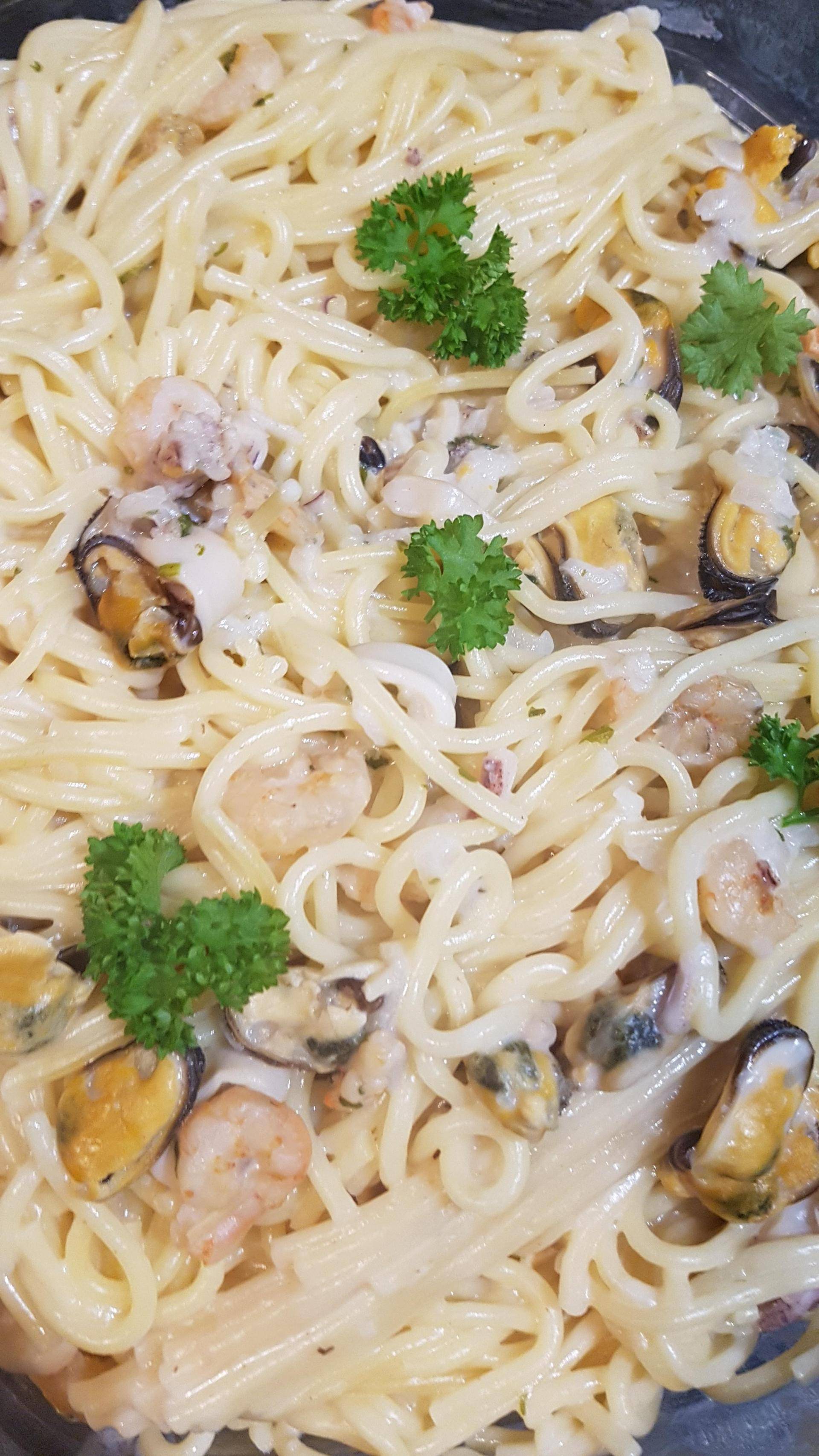 Spaghettis de la mer - Recepten Cookeo | Moulinex
