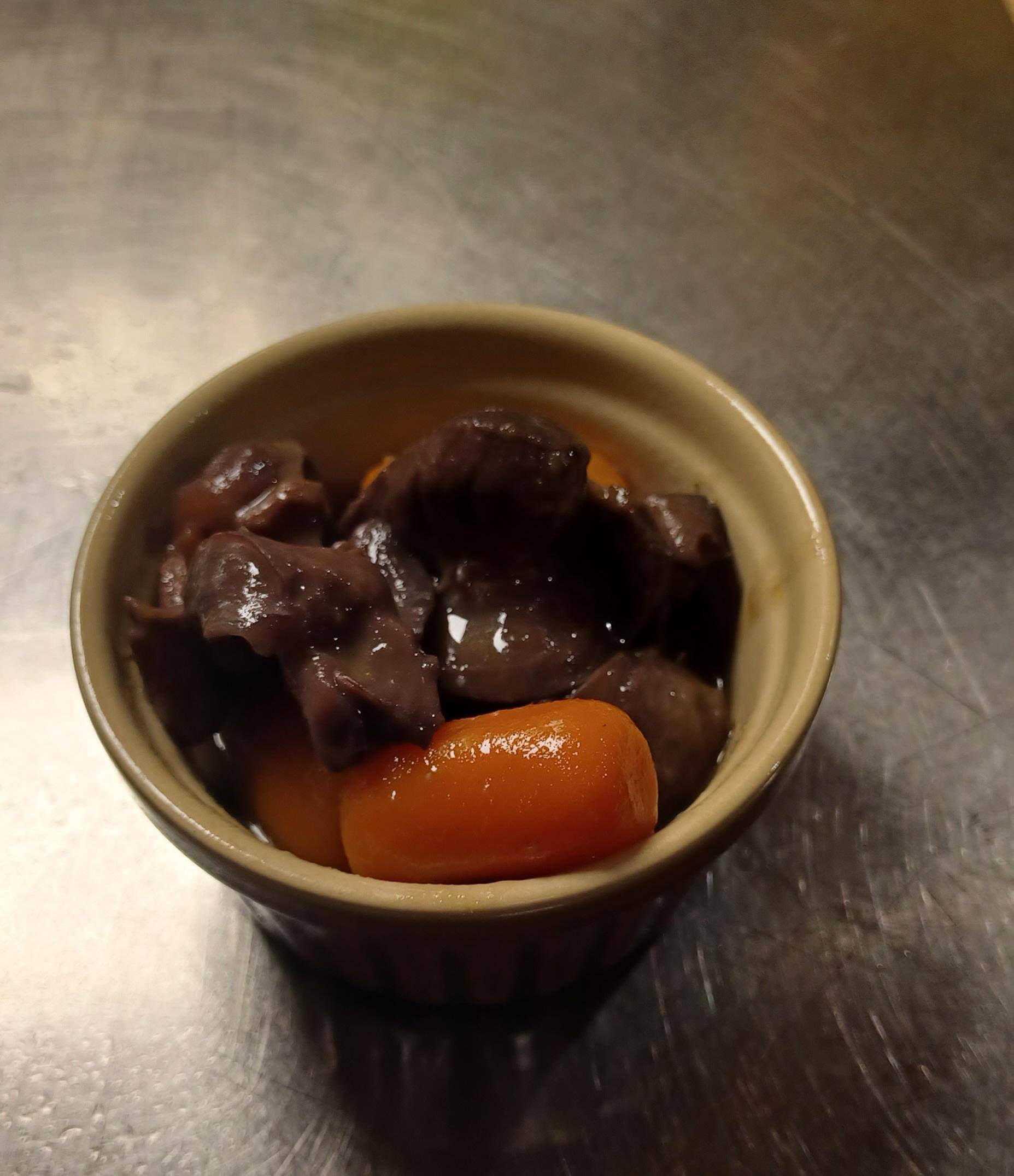 Ragoût de gésiers de poulet façon bourguignon - Recette Companion XL | Moulinex