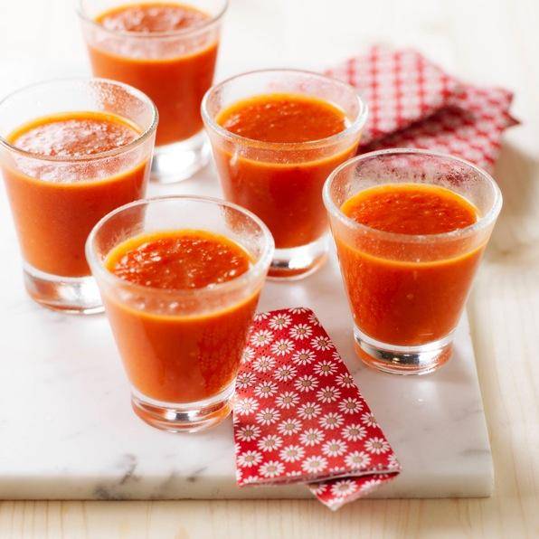 Soupe froide tomate & piquillos - Recepten Companion | Moulinex
