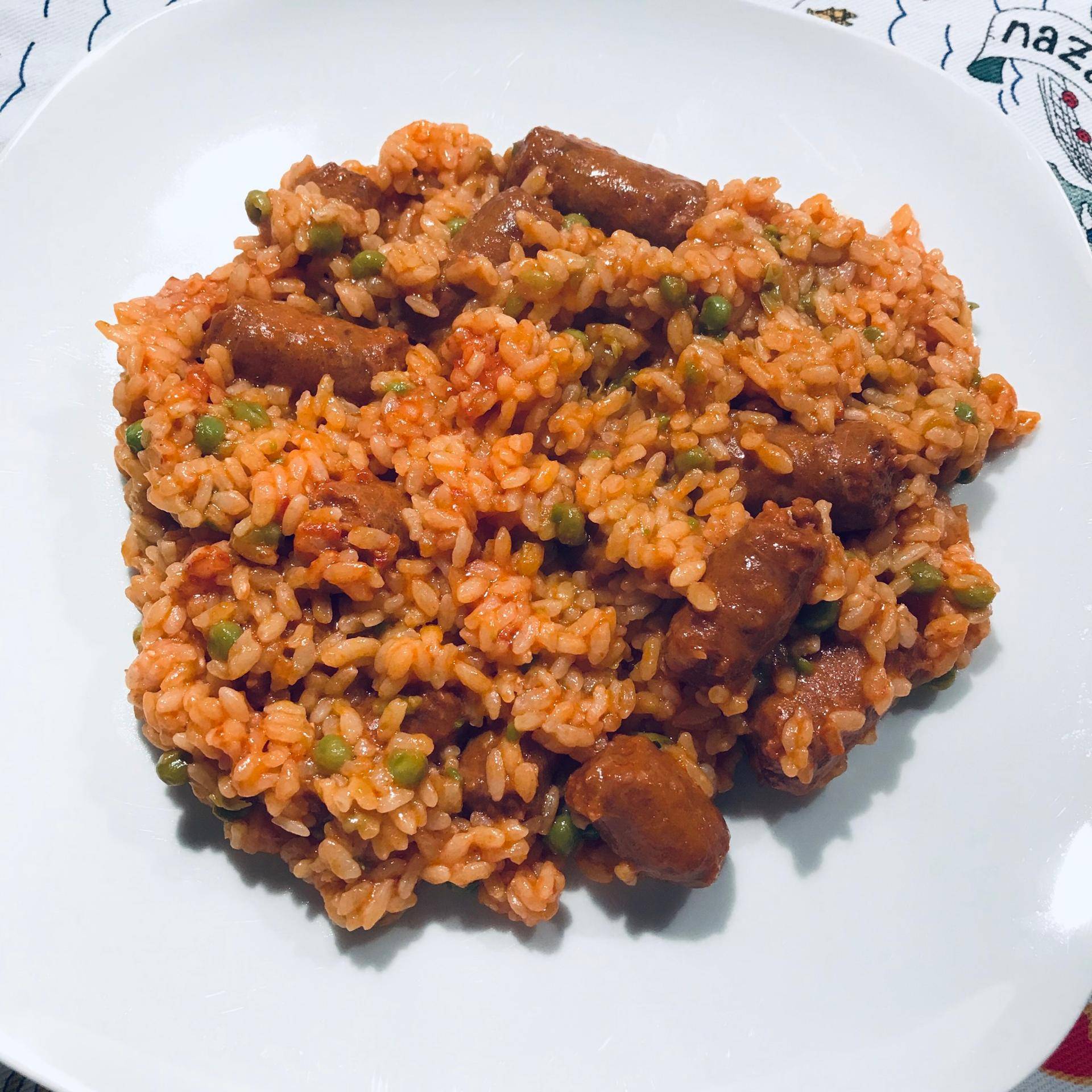 Riz merguez et petits pois - Recepten Cookeo | Moulinex