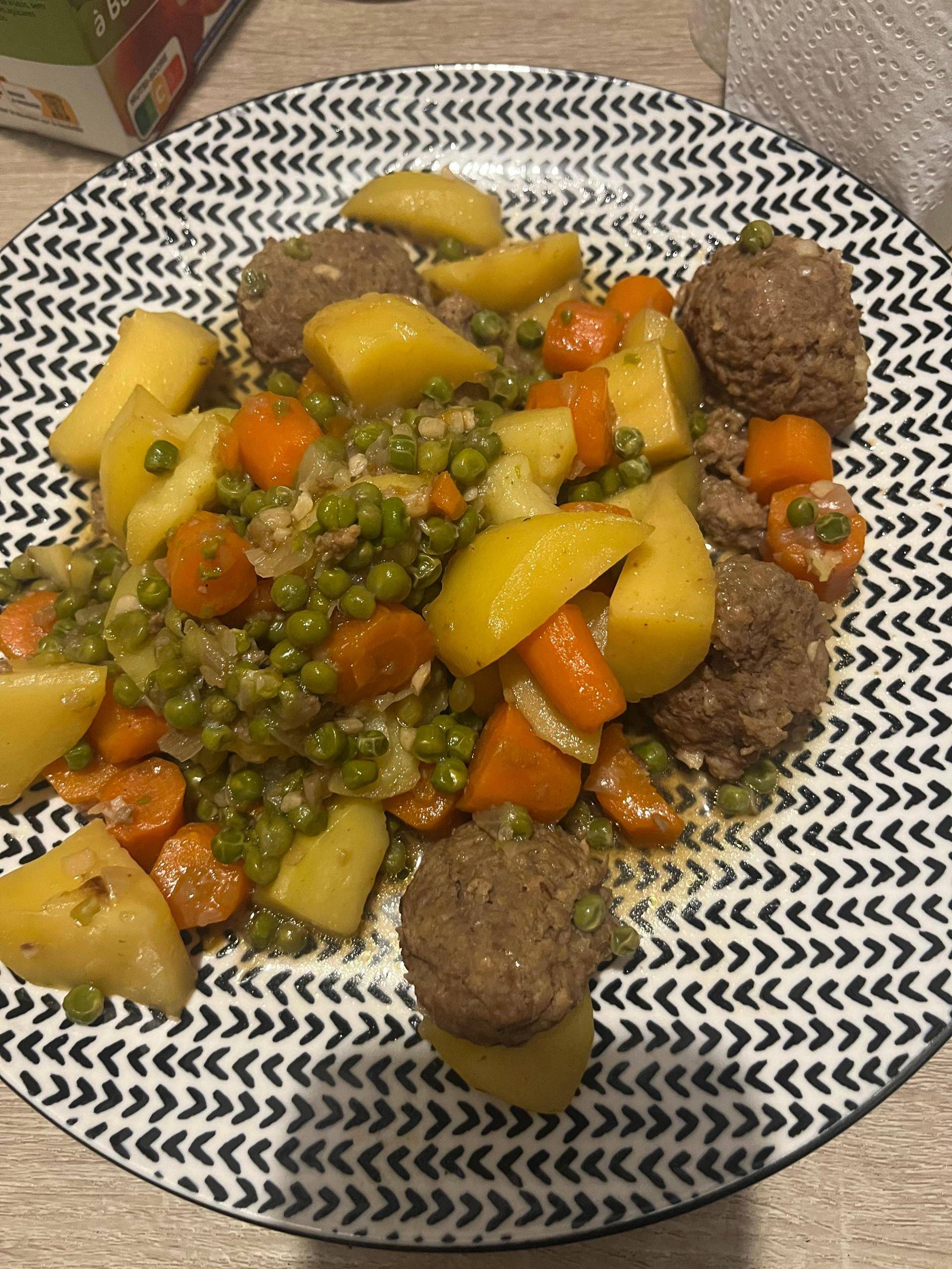 Boulettes et pommes de terre - Recepten Cookeo | Moulinex