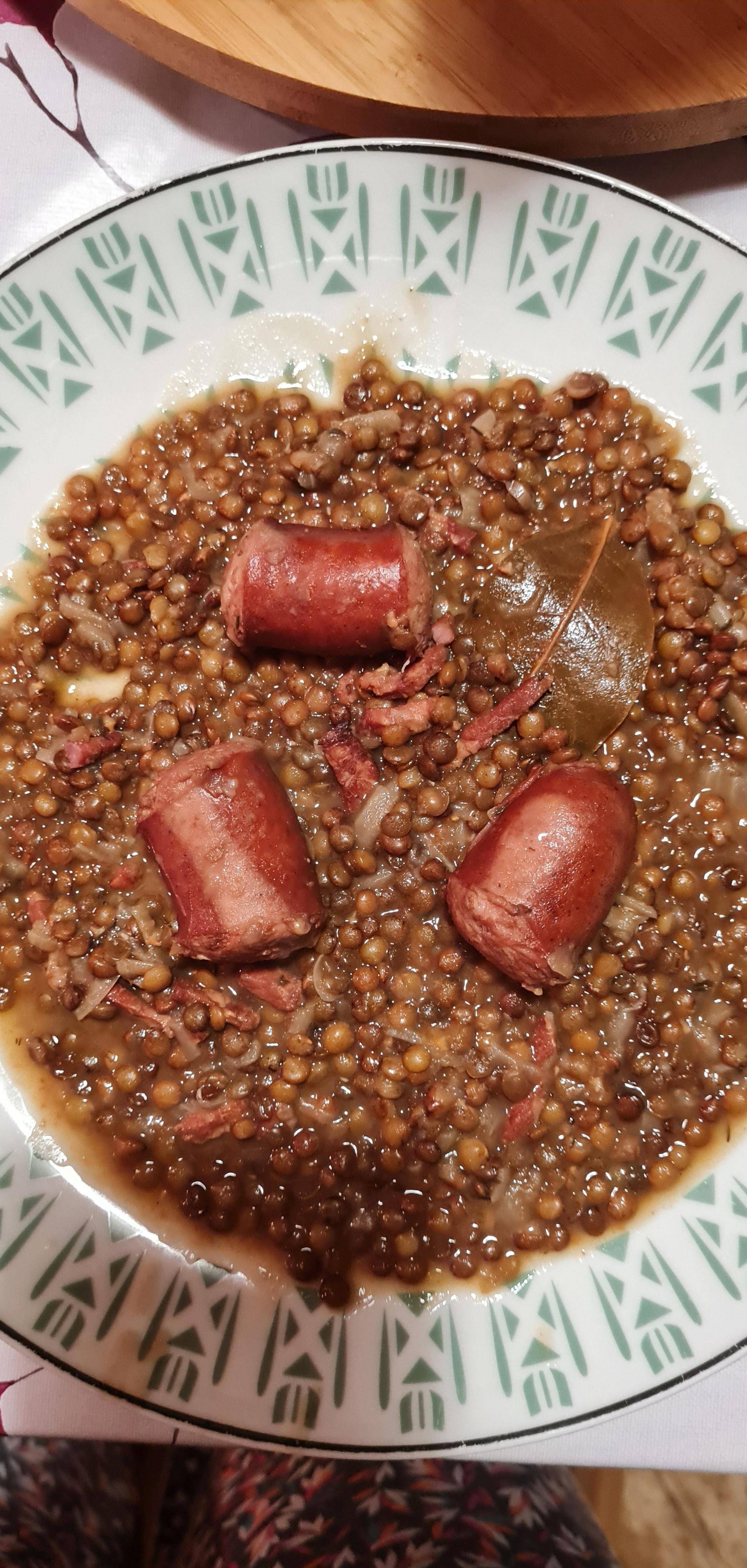 Saucisses et lentilles de Joyce13 - Recette Cookeo 9in1 | Moulinex