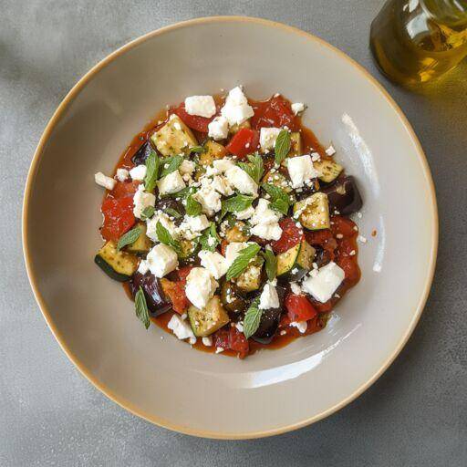 Légumes à la provençale et à la feta - Recette Cookeo | Moulinex