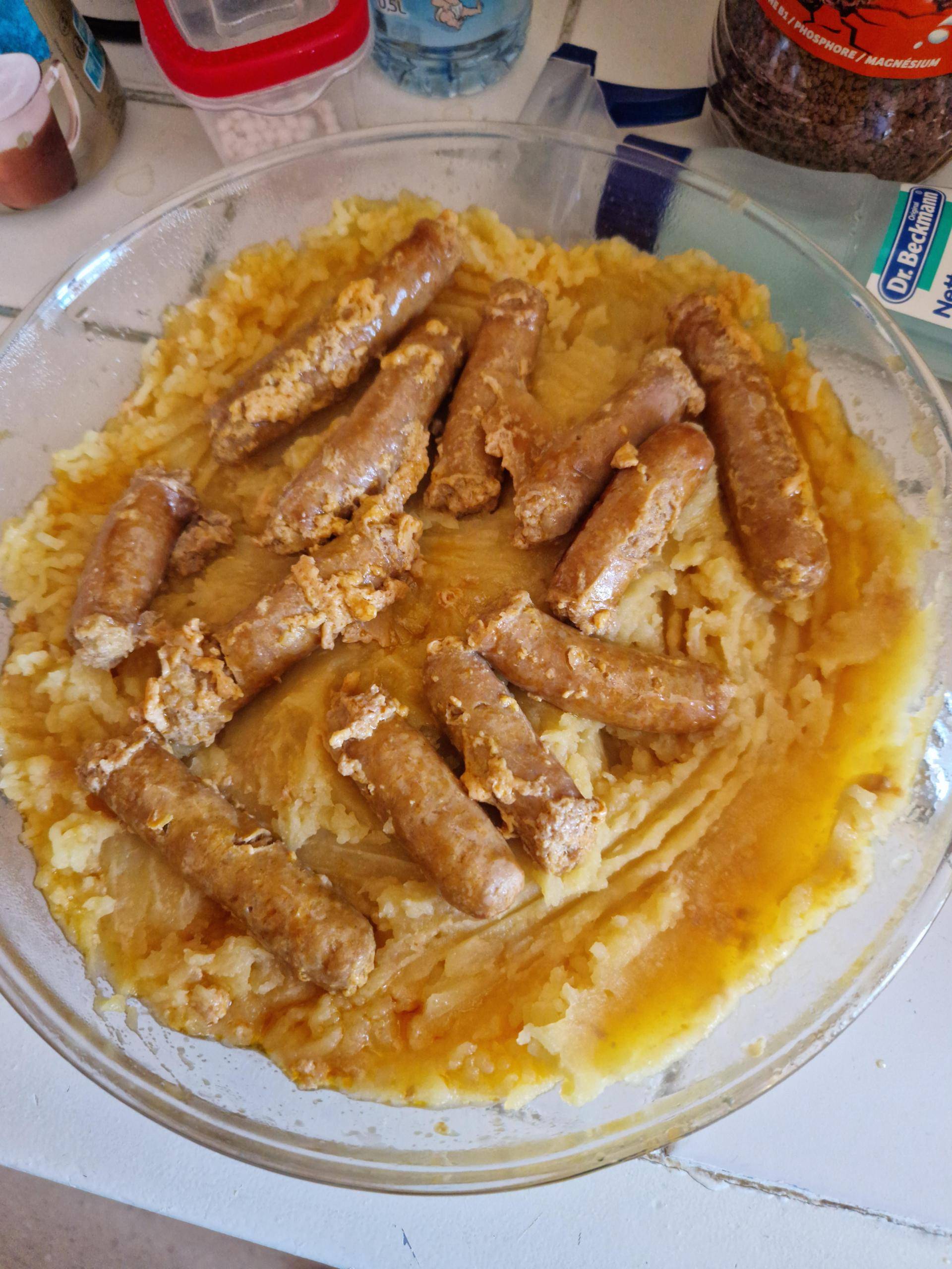Purée de pommes de terre merguez ou saucisses - Recepten Cookeo V3 | Moulinex