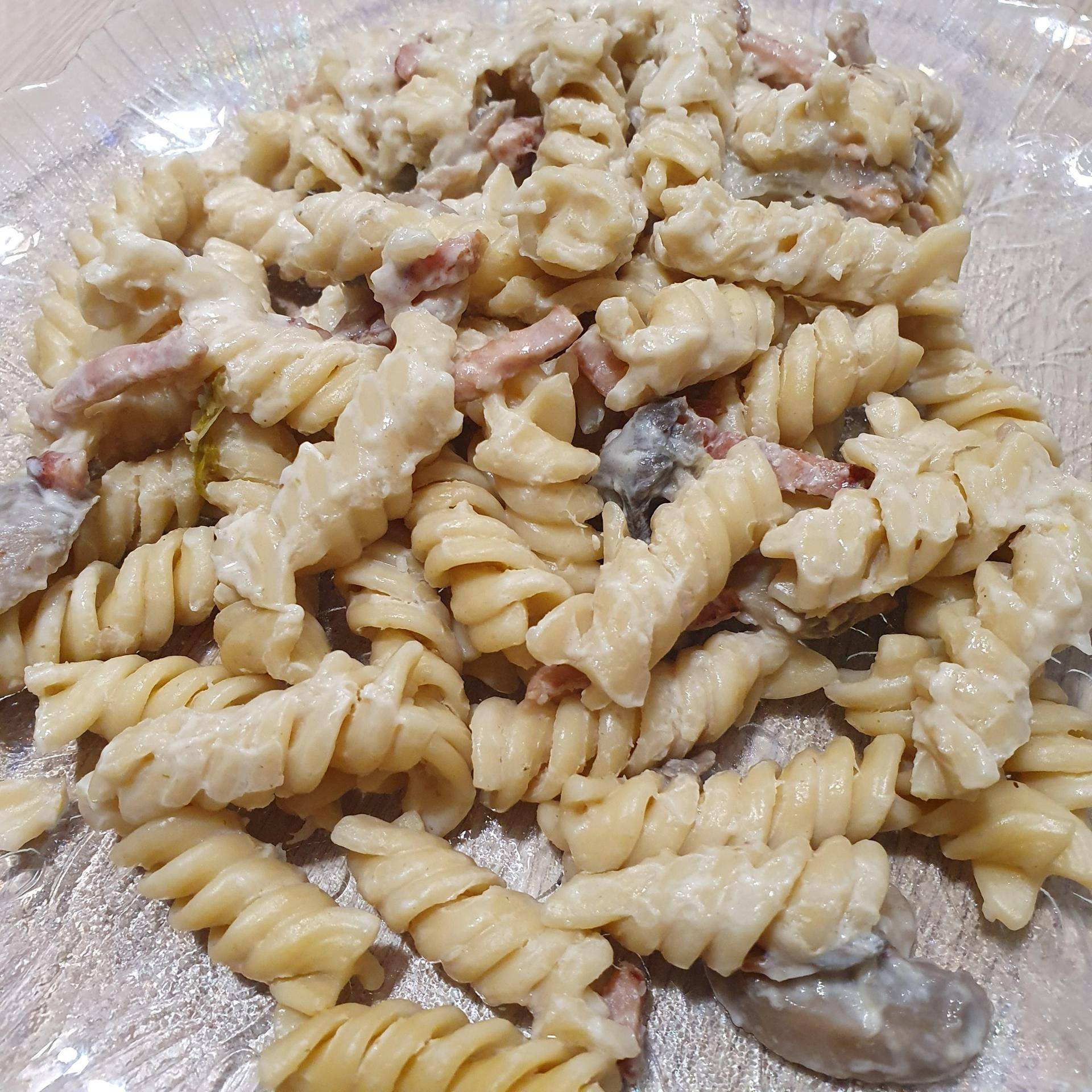 Pâtes champignons lardons - Recepten Cookeo V3 | Moulinex