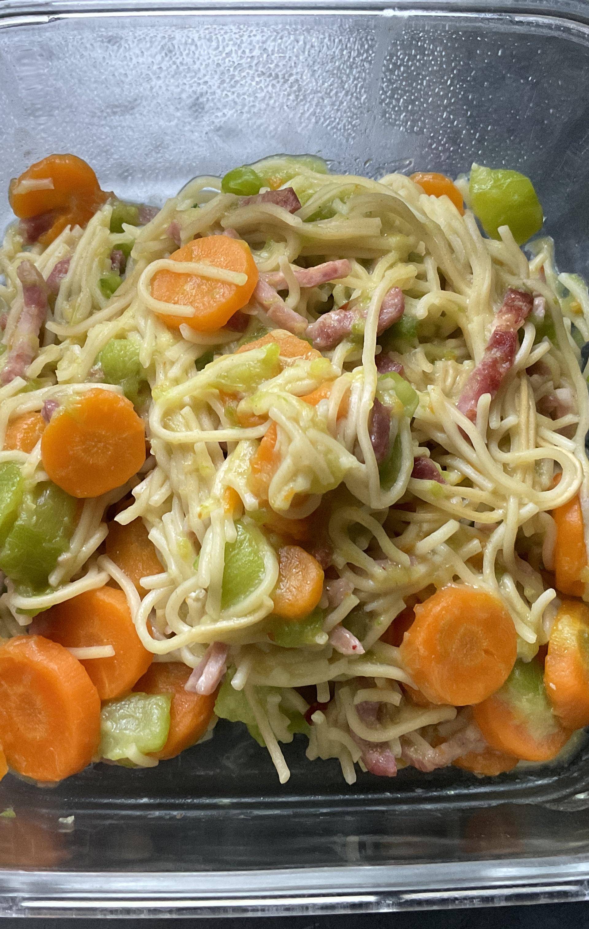 Pasta pot noodles courgettes carottes - Recette Cookeo V3 | Moulinex