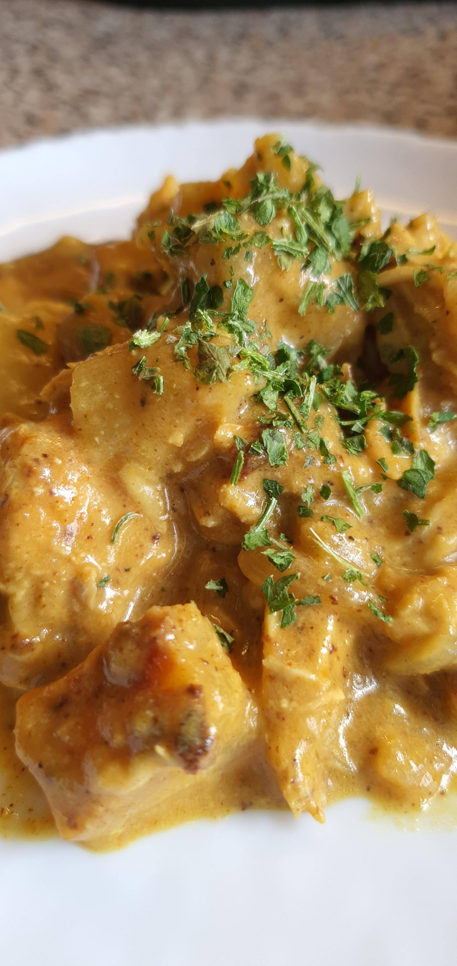 Poulet crème de coco curry ananas - Recette Cookeo V3 | Moulinex