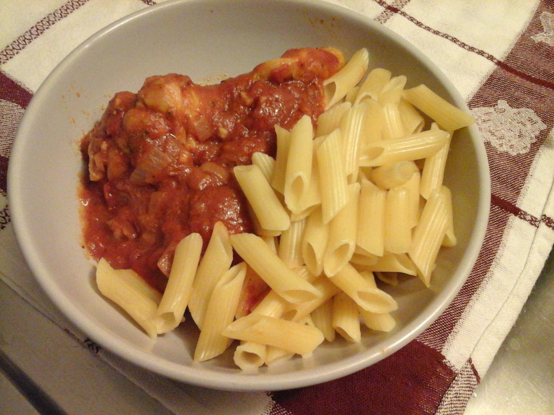 Poulet sauce tomate basilic - Recepten Cookeo | Moulinex