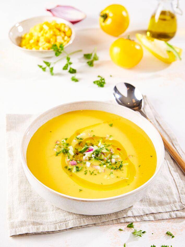 Soupe froide aux légumes d'été - Recepten Perfectmix + | Moulinex