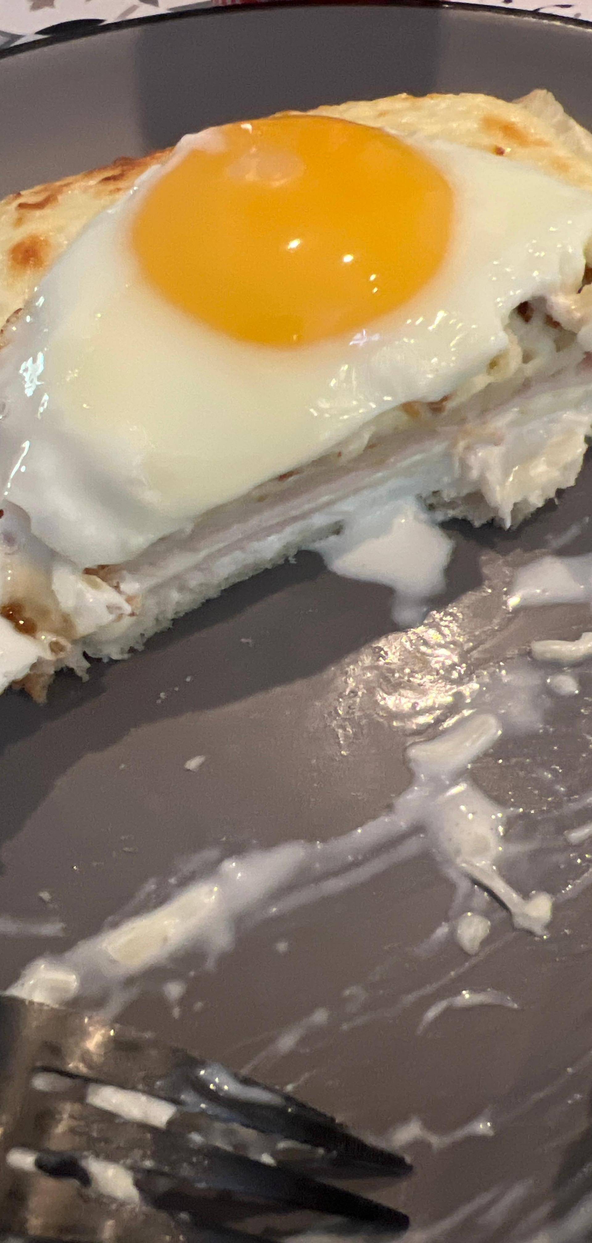 Croque madame - Recepten Dual EasyFry&Grill | Moulinex