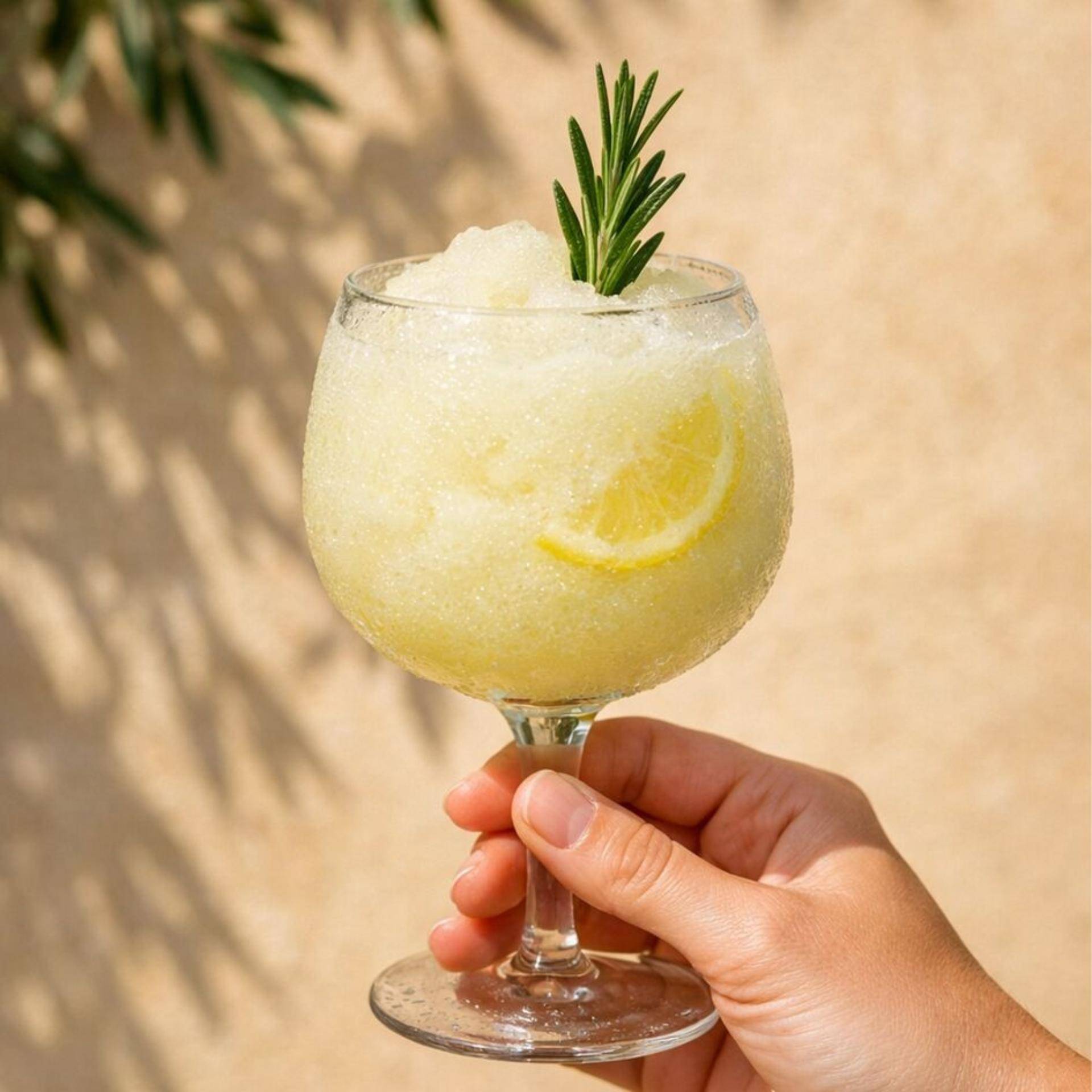 Bevroren gin-tonic met komkommer en rozemarijn - Recepten Freezi | Moulinex