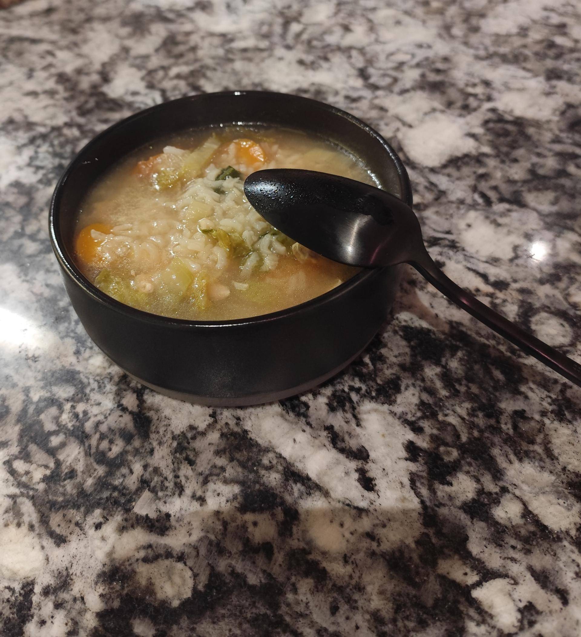 Soupe Poulet riz - Recette Cookeo V3 | Moulinex