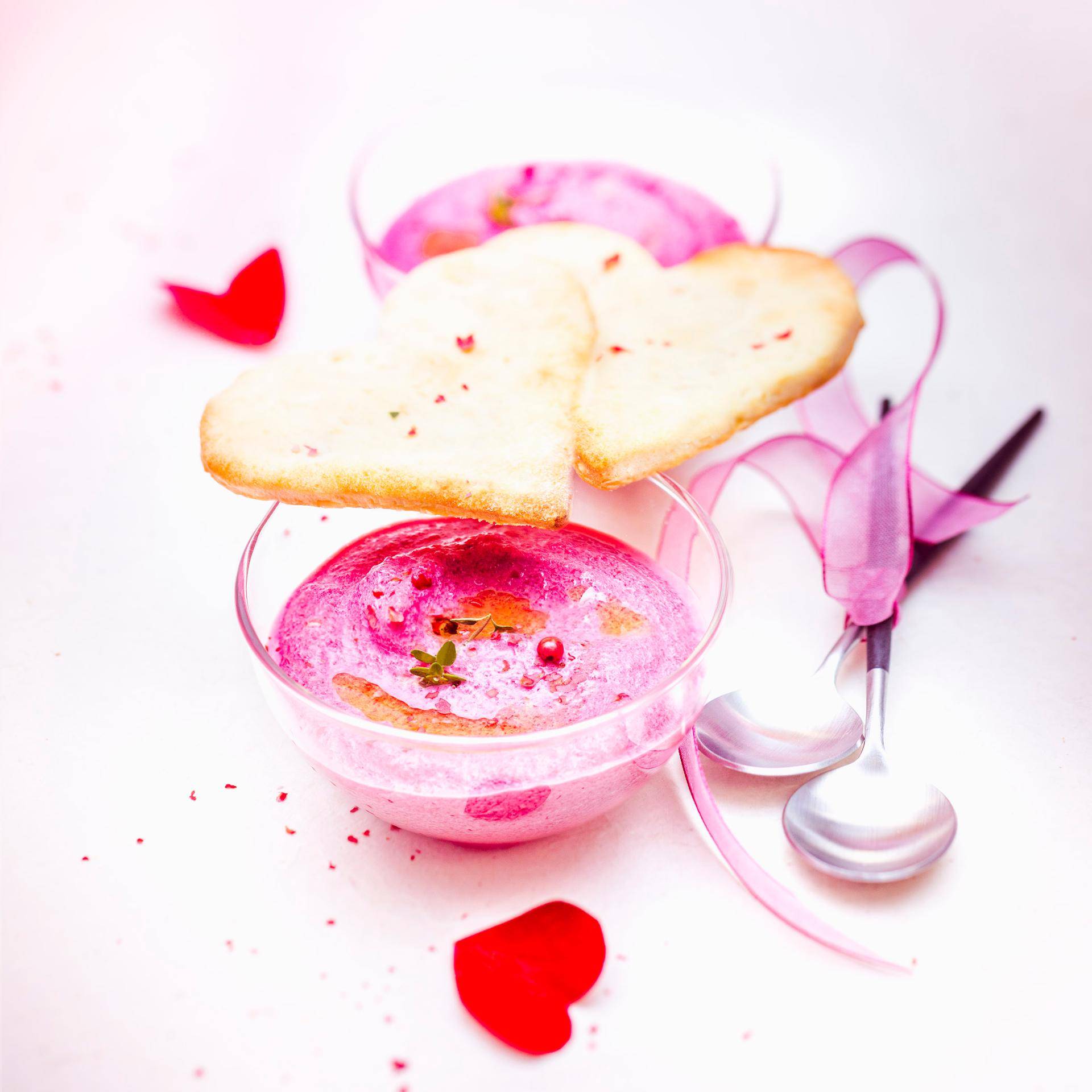 Crème de betterave et crackers aux amandes - Recette Companion Connect | Moulinex