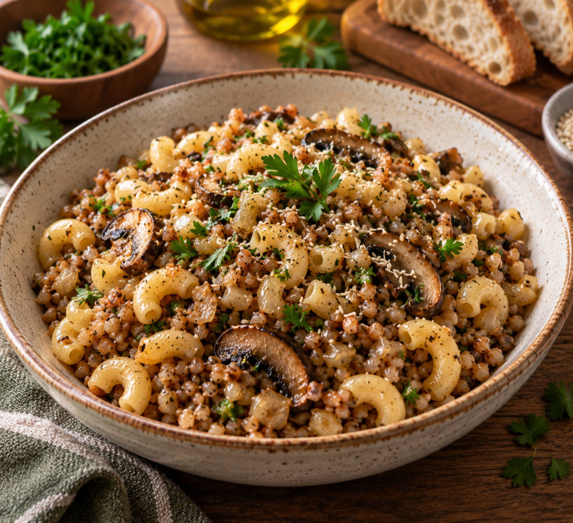 Coquillettes aux champignons - Recette Cookeo 9in1 | Moulinex