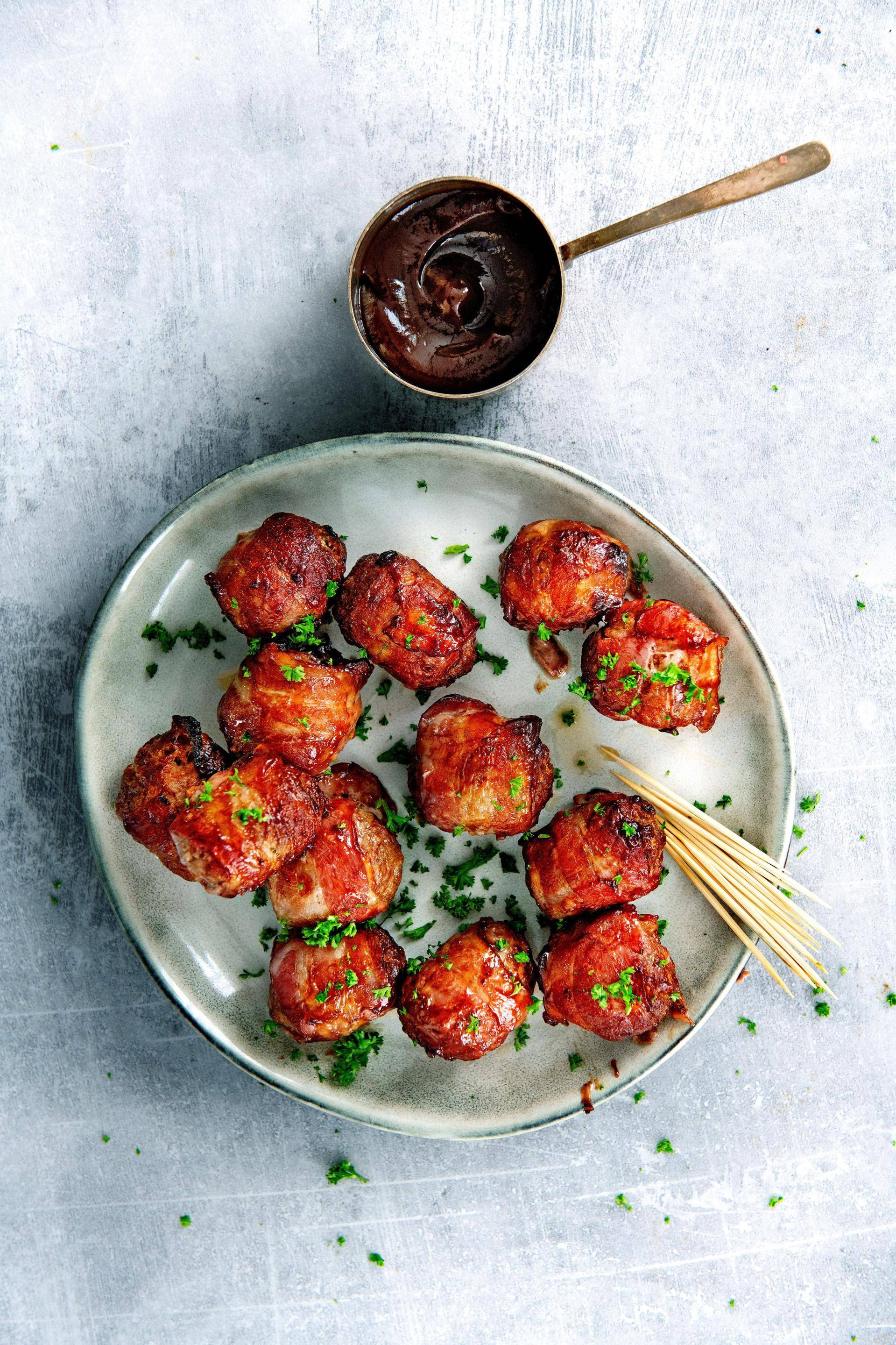 Mini-moinkballs met BBQ-saus - Recepten EASY FRY & GRILL 2 in 1 DIGITAL | Moulinex