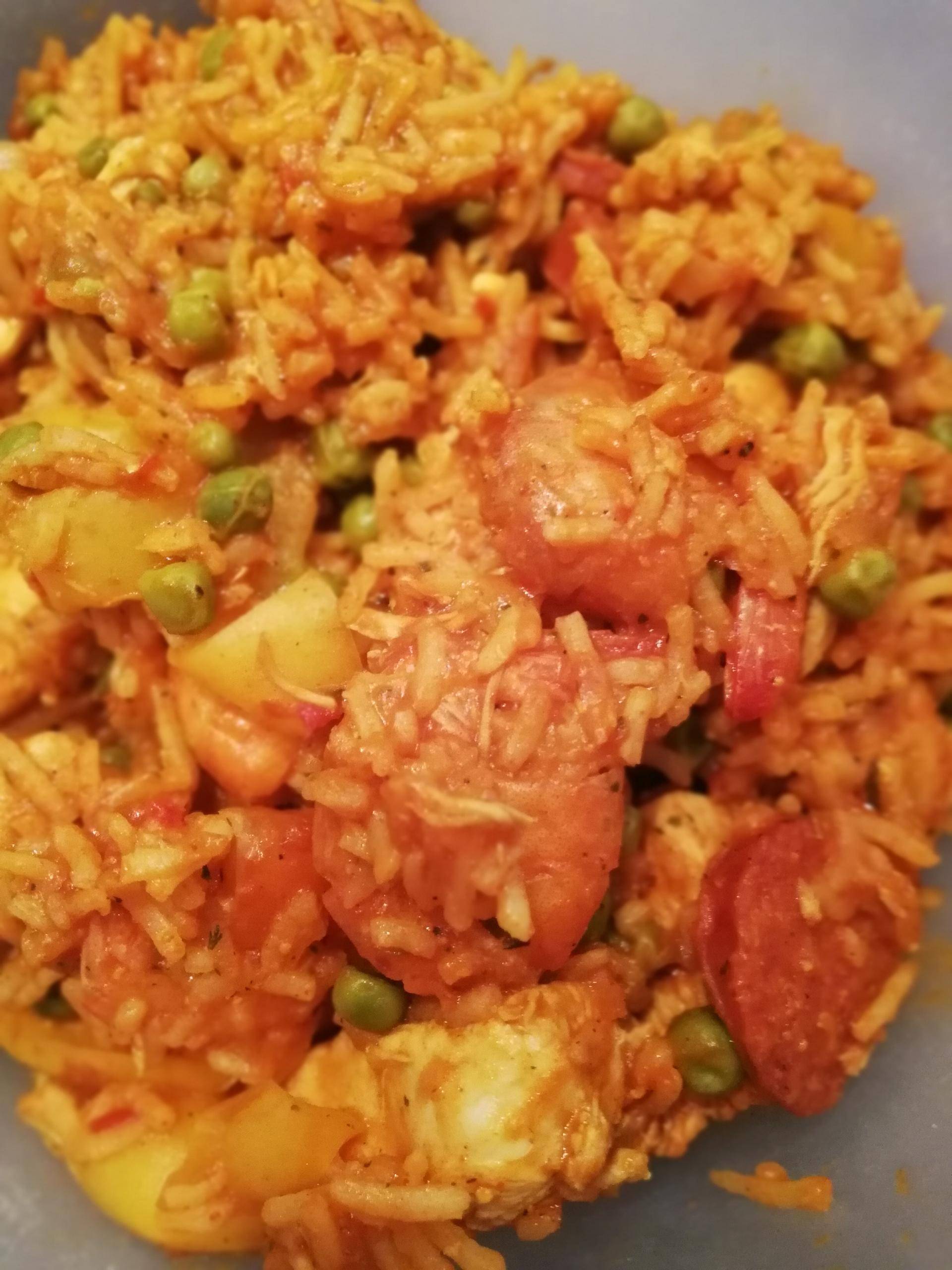 Riz à l'espagnol à ma. Façon - Recette Cookeo | Moulinex