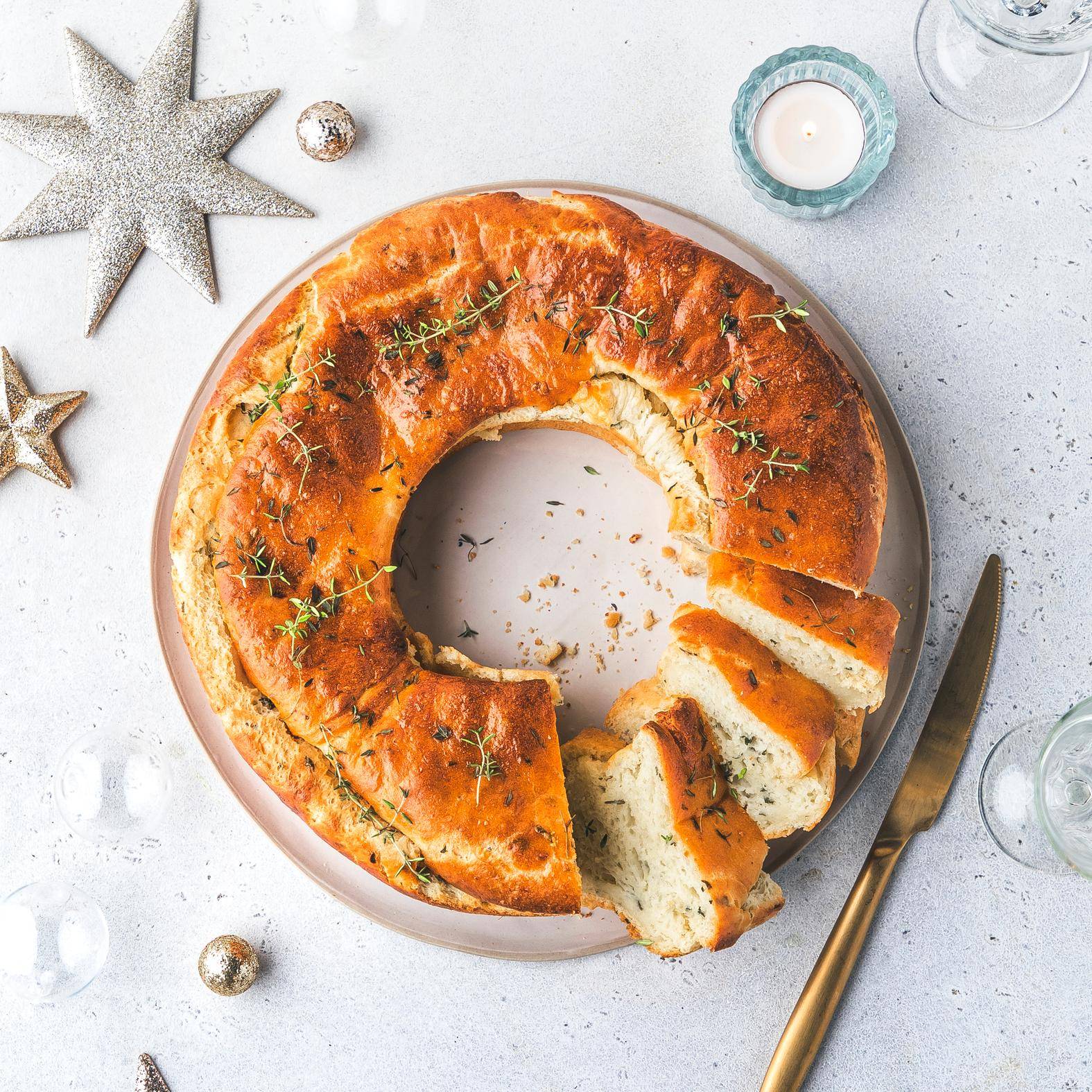 Couronne aux pommes de terre et aux herbes - Recepten Companion | Moulinex