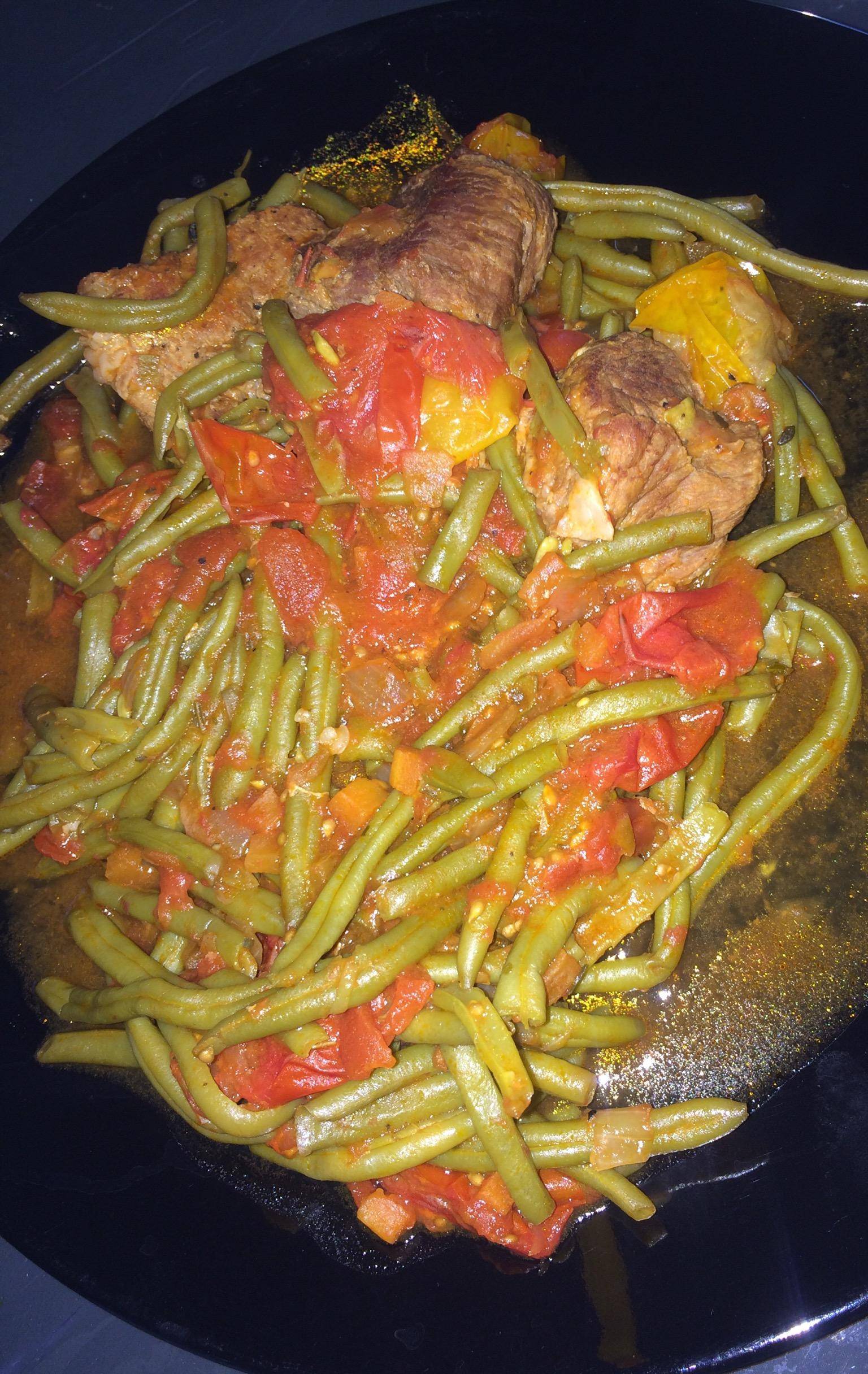 Veau haricots verts sauce tomate - Recepten Cookeo | Moulinex