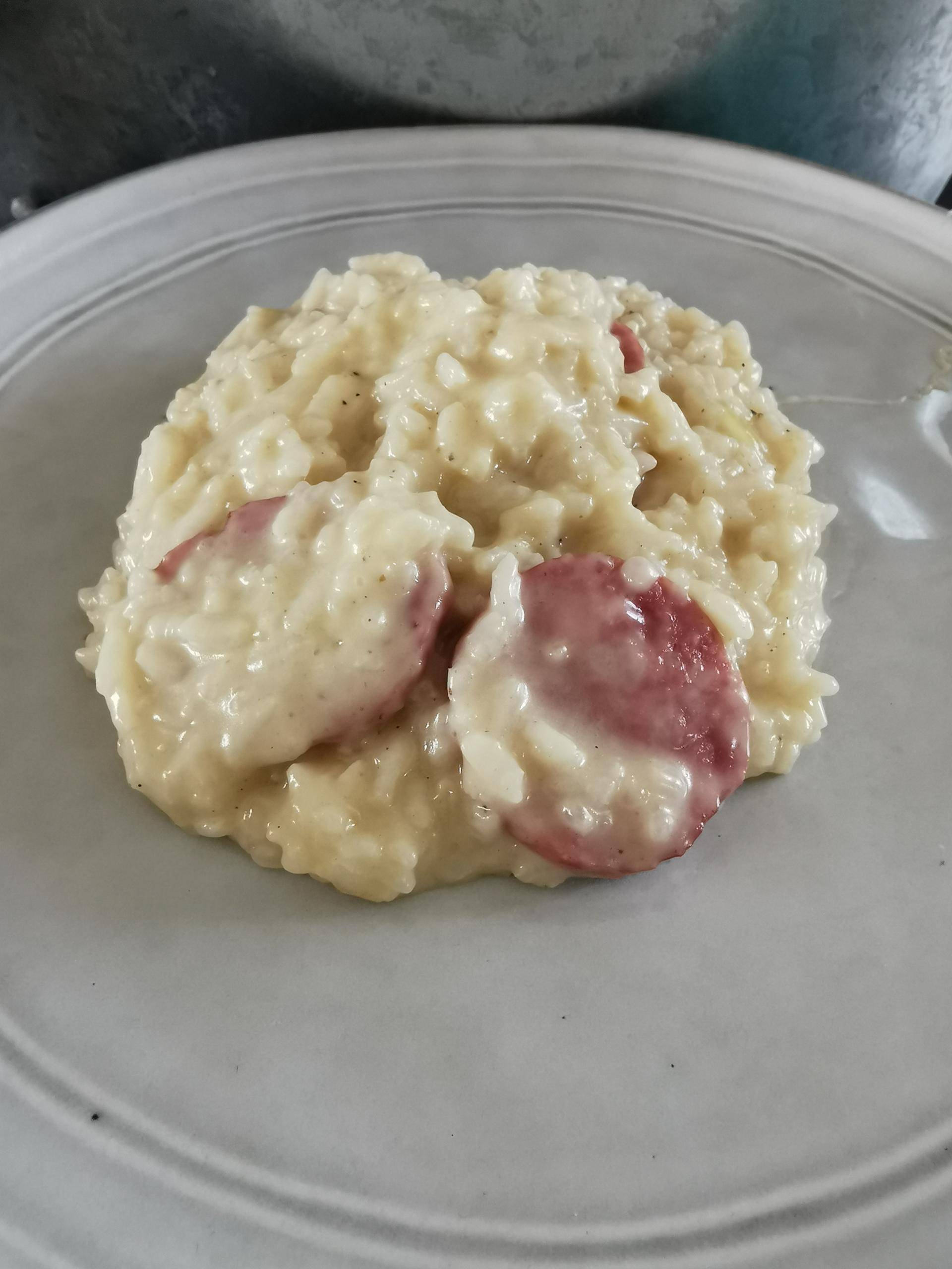 Risotto à la saucisse fumée et au Comté - Recepten Companion Connect XL | Moulinex