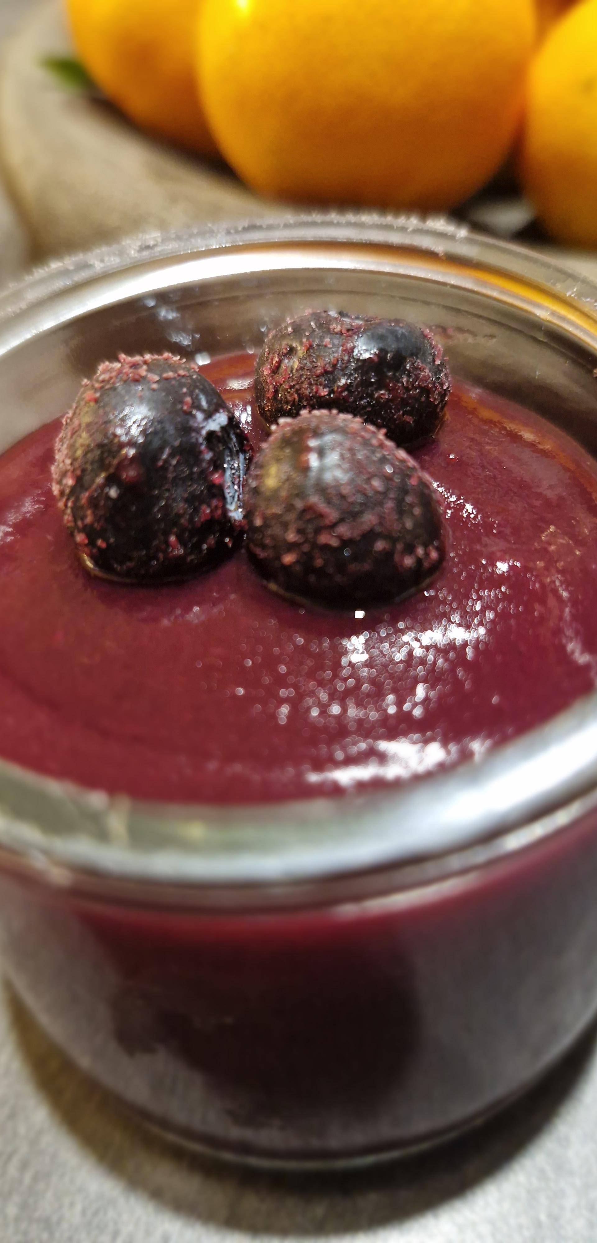 Compote de pommes et myrtilles. - Recette Companion XL | Moulinex