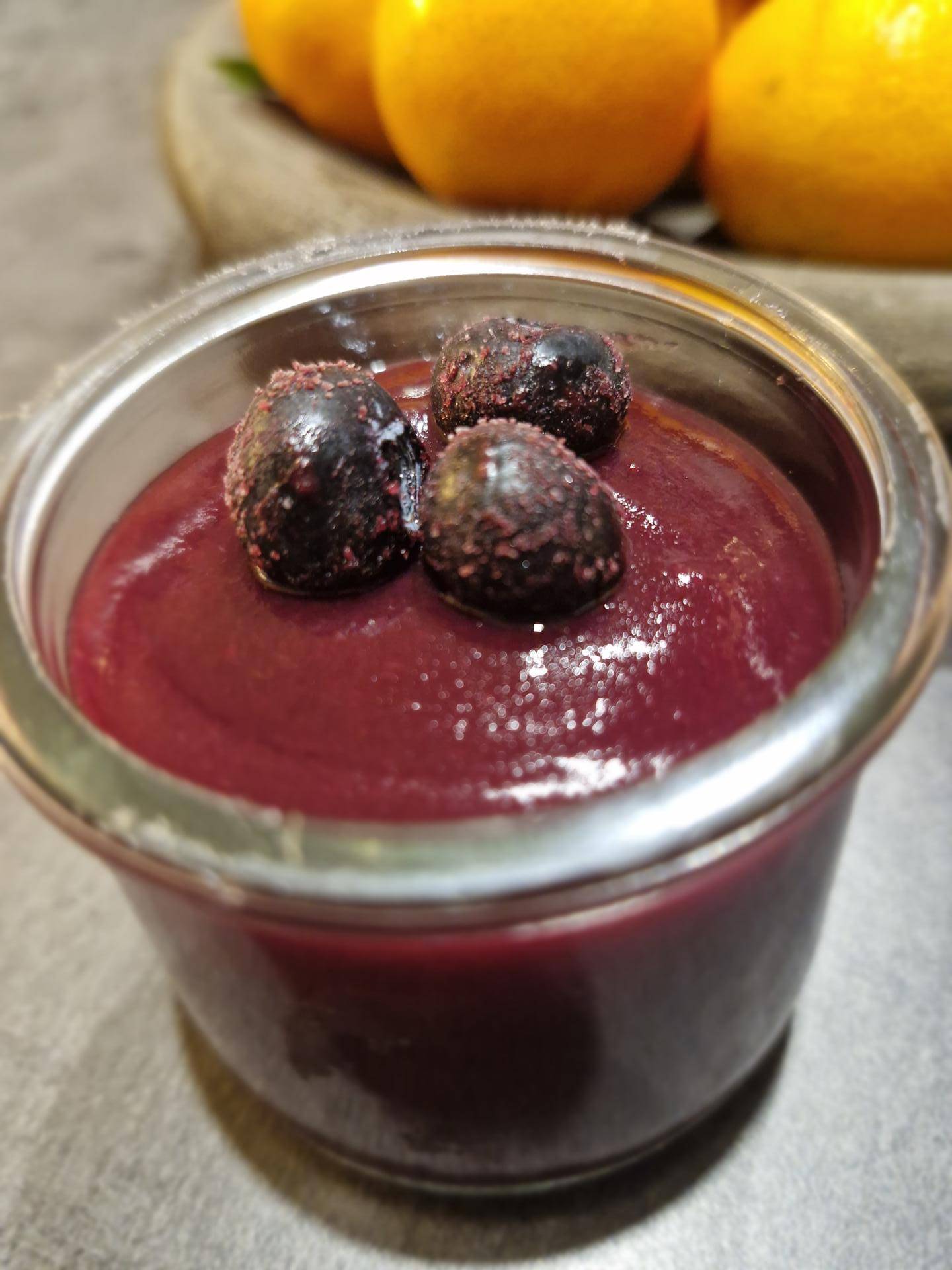 Compote de pommes et myrtilles. - Recette Companion XL | Moulinex