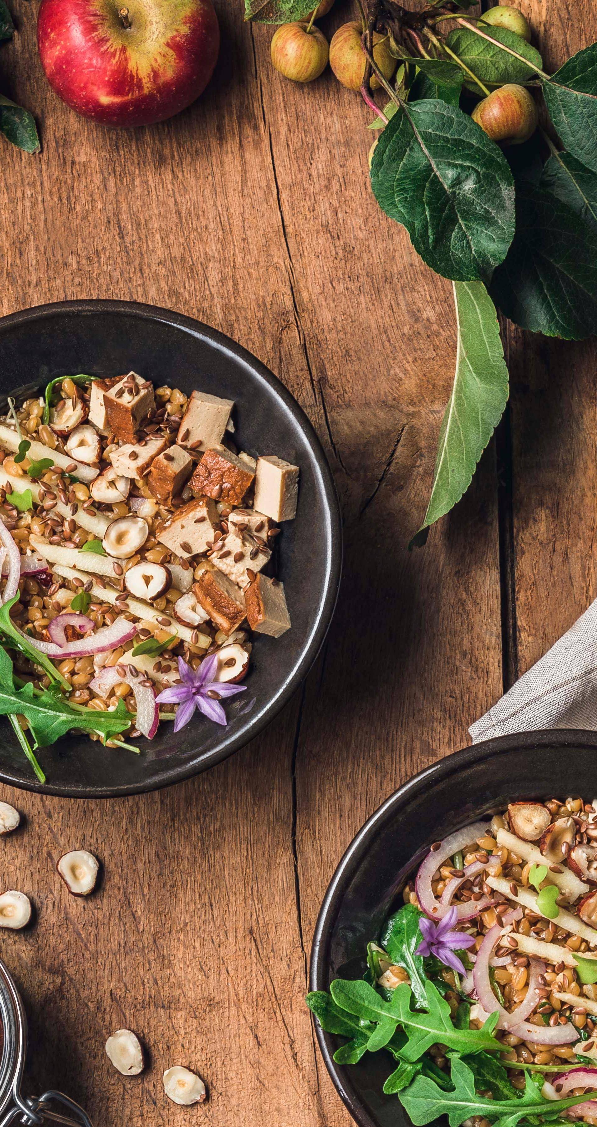 Speltsalade met tofu - Recepten Companion | Moulinex