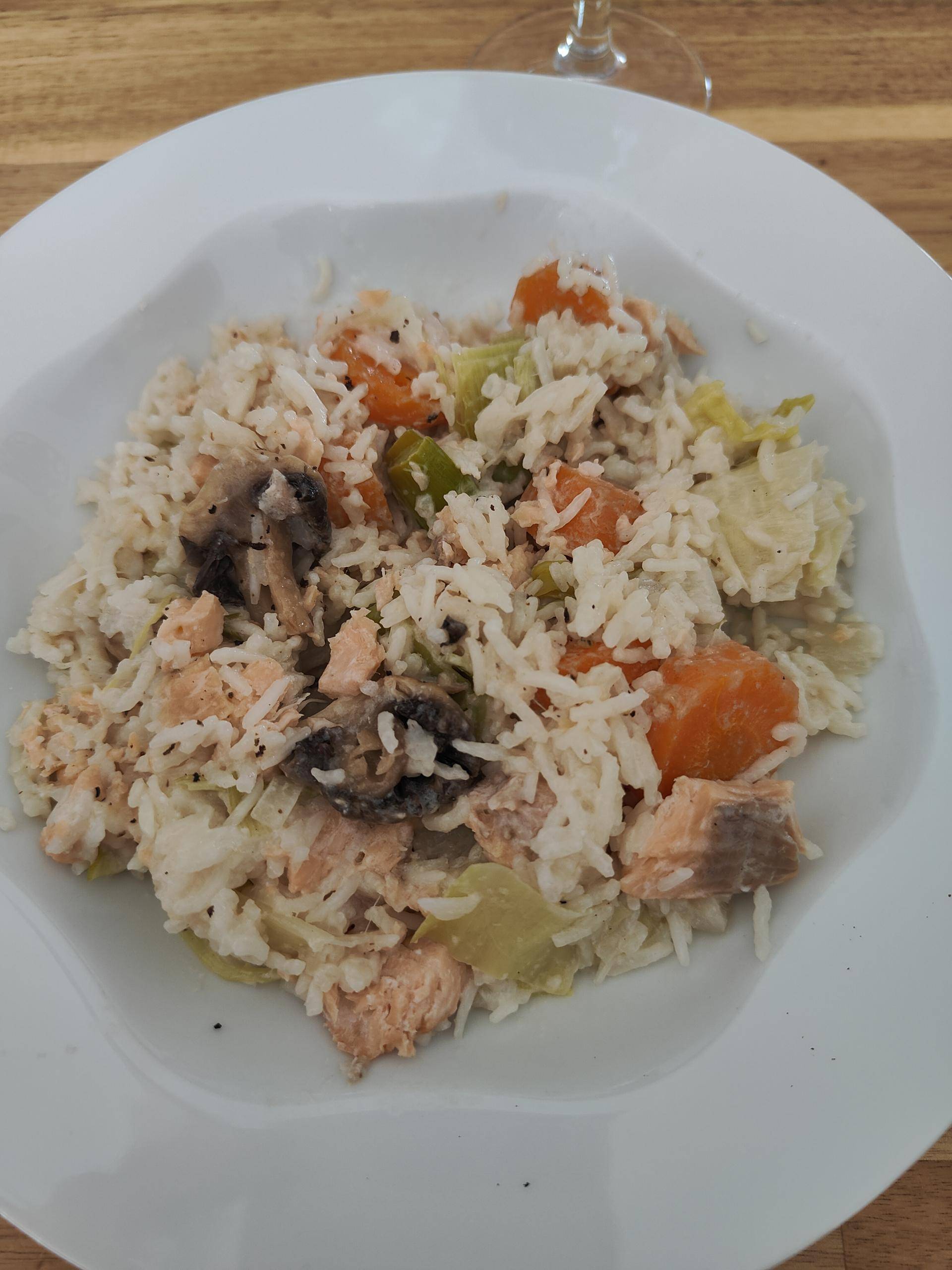 One pot riz et truite façon blanquette - Recepten Cookeo | Moulinex