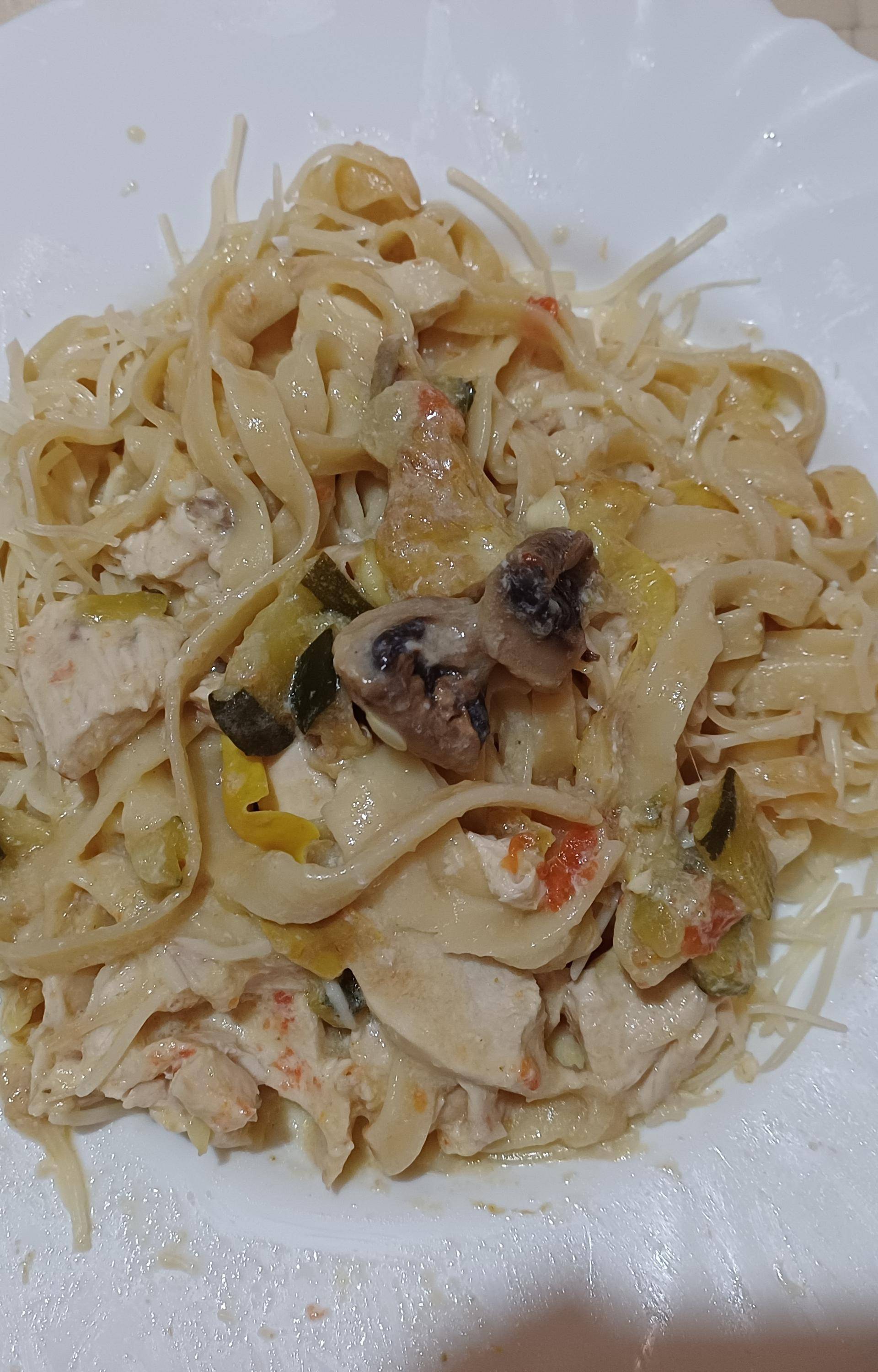 Tagliatelles poulette - Recette Cookeo | Moulinex