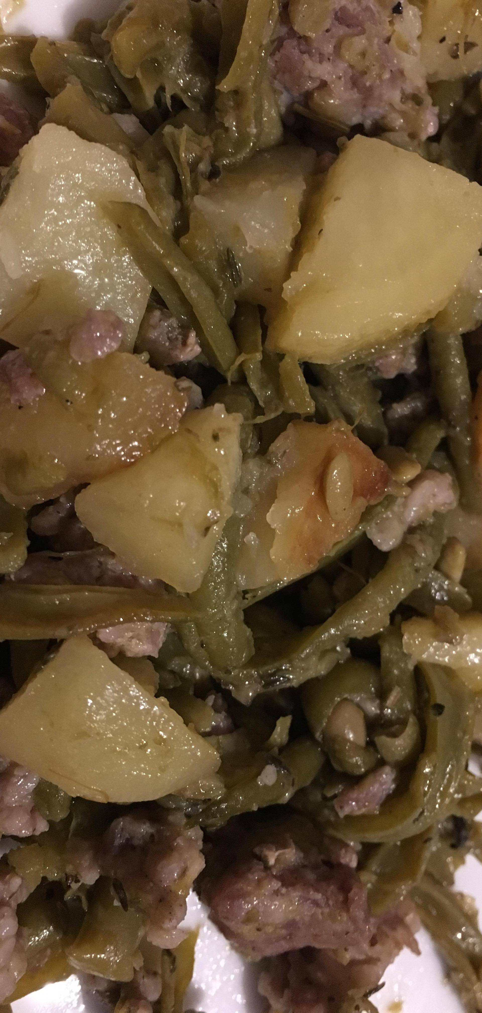 Saucisses, pommes de terre et haricots verts - Recette Cookeo | Moulinex