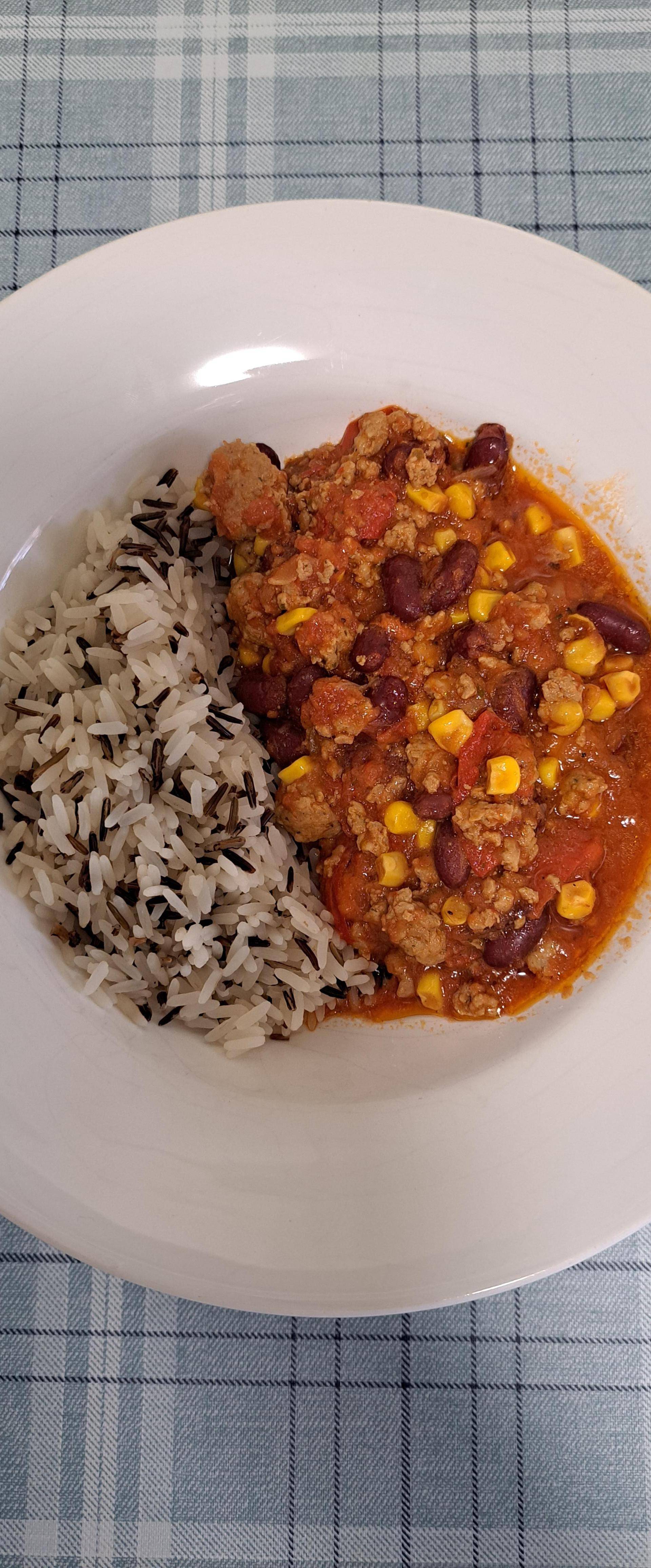 Chili sin carne (végétarien) rapide et facile - Recette Companion Connect XL | Moulinex