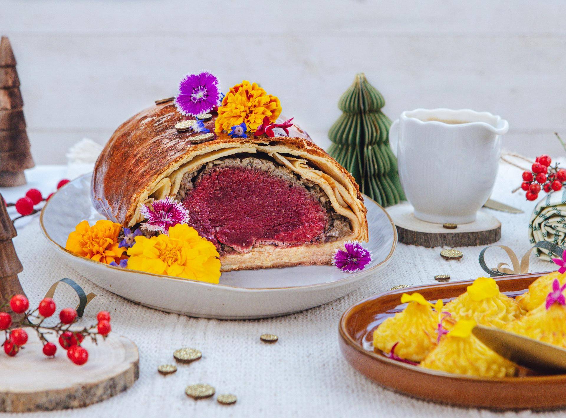 Boeuf en brioche, crème de cèpes et pommes Duchesse - Recette Companion | Moulinex