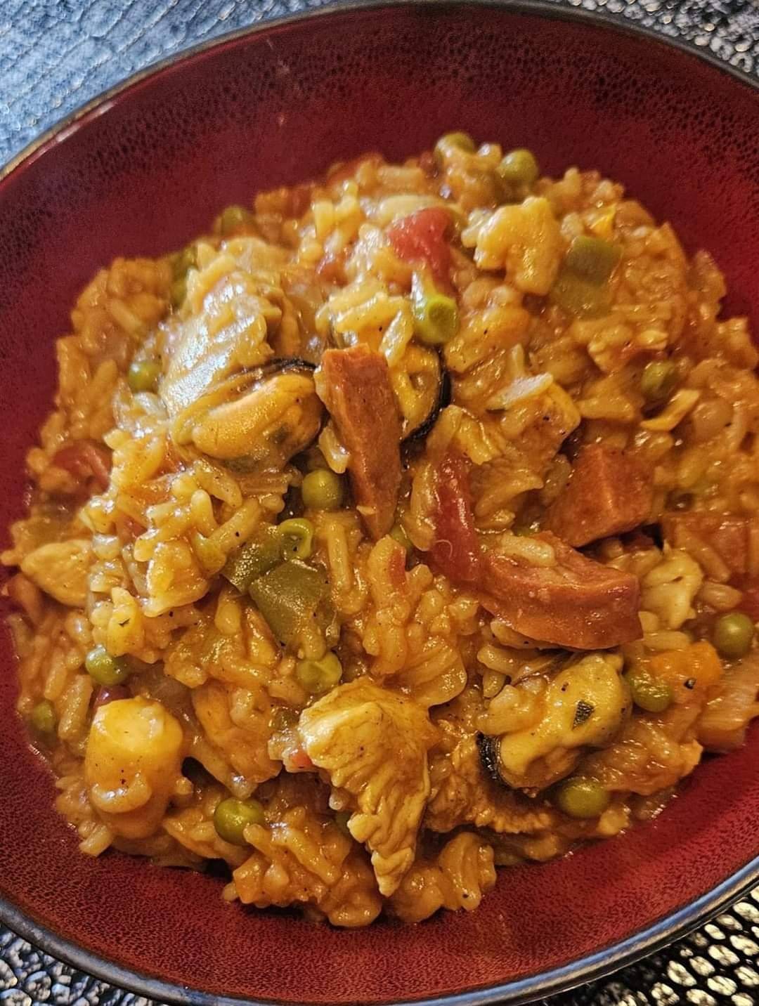 Paëlla poulet & Chorizo fruits de mer à ma façon - Recepten Cookeo V3 | Moulinex