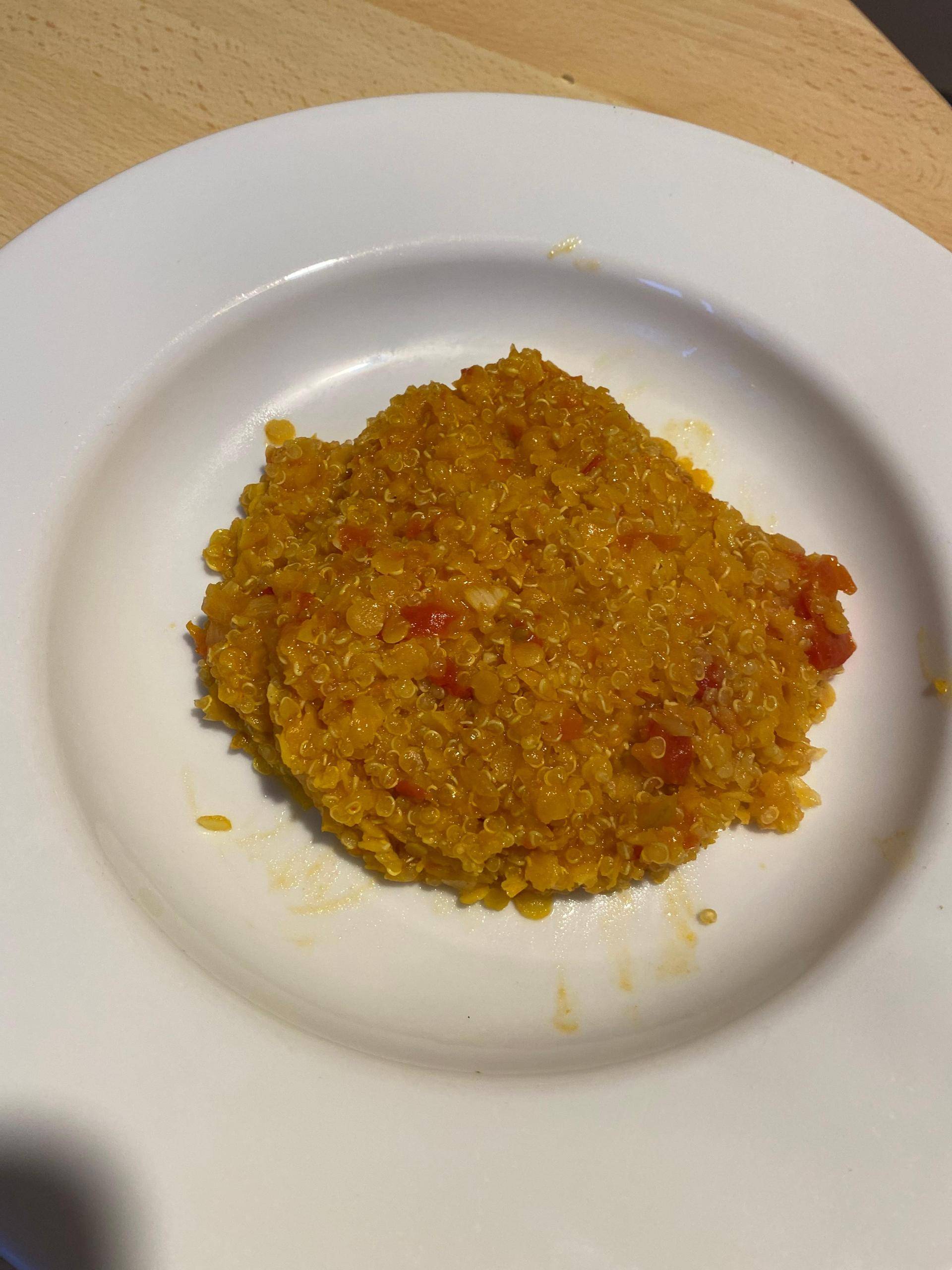 Lentilles corail et quinoa au curry - Recepten Companion Connect XL | Moulinex