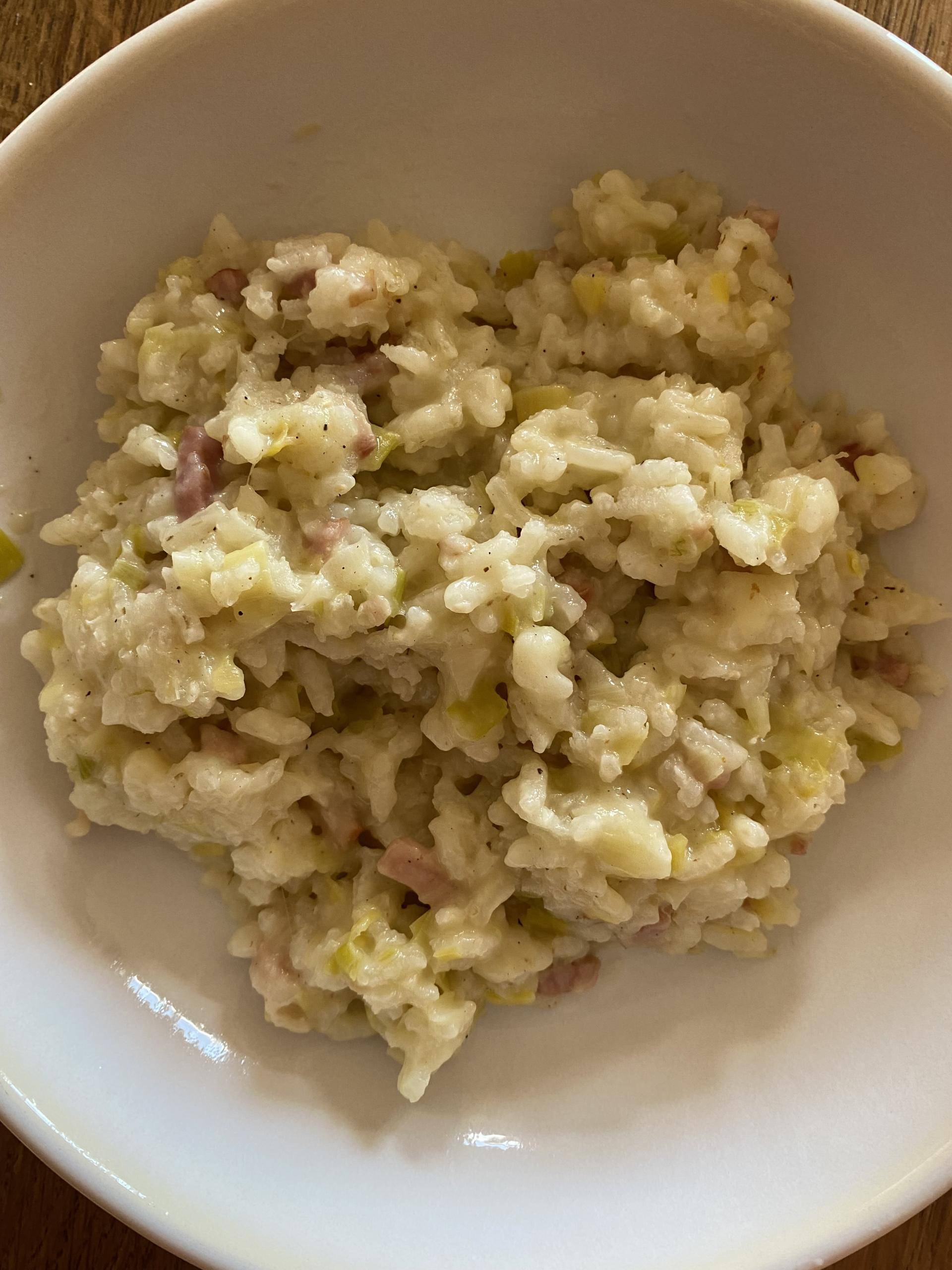 Risotto poireaux et lardons - Recette Companion Connect | Moulinex