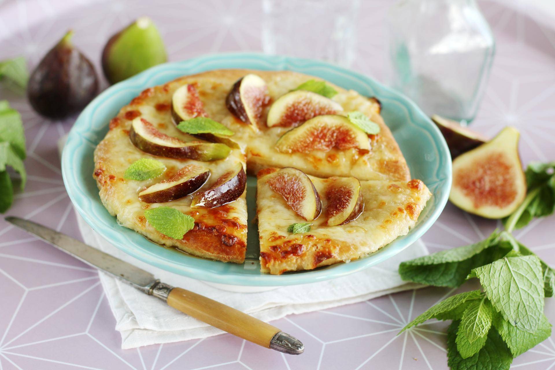 Pizza sucrée aux figues - Recepten Companion Connect | Moulinex