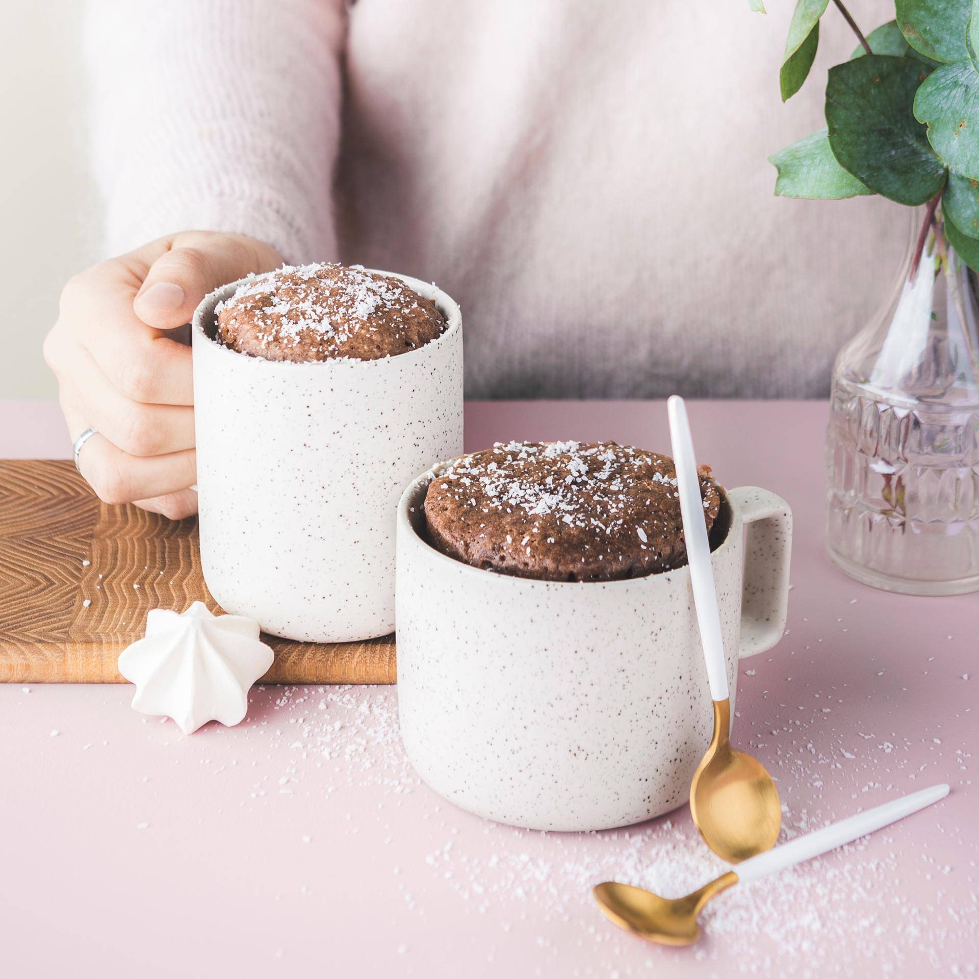 Mug cake chocolat coco - Recette Companion | Moulinex