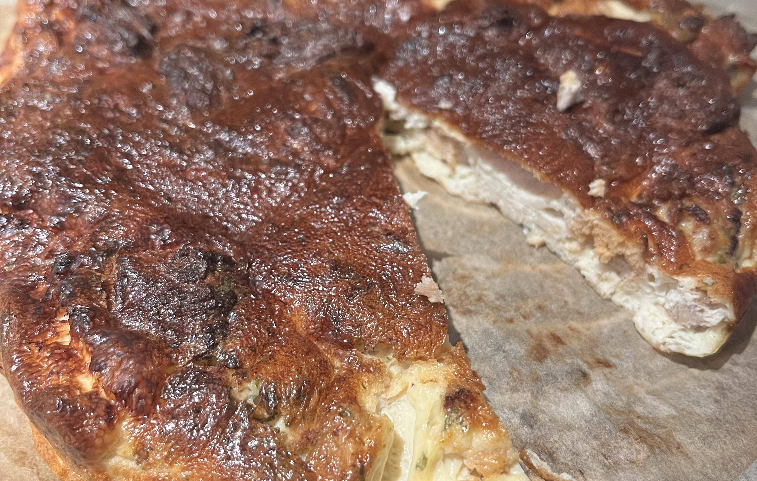 Quiche sans pâte au saumon-chèvre - Recette Cookeo Infinity Autostir | Moulinex