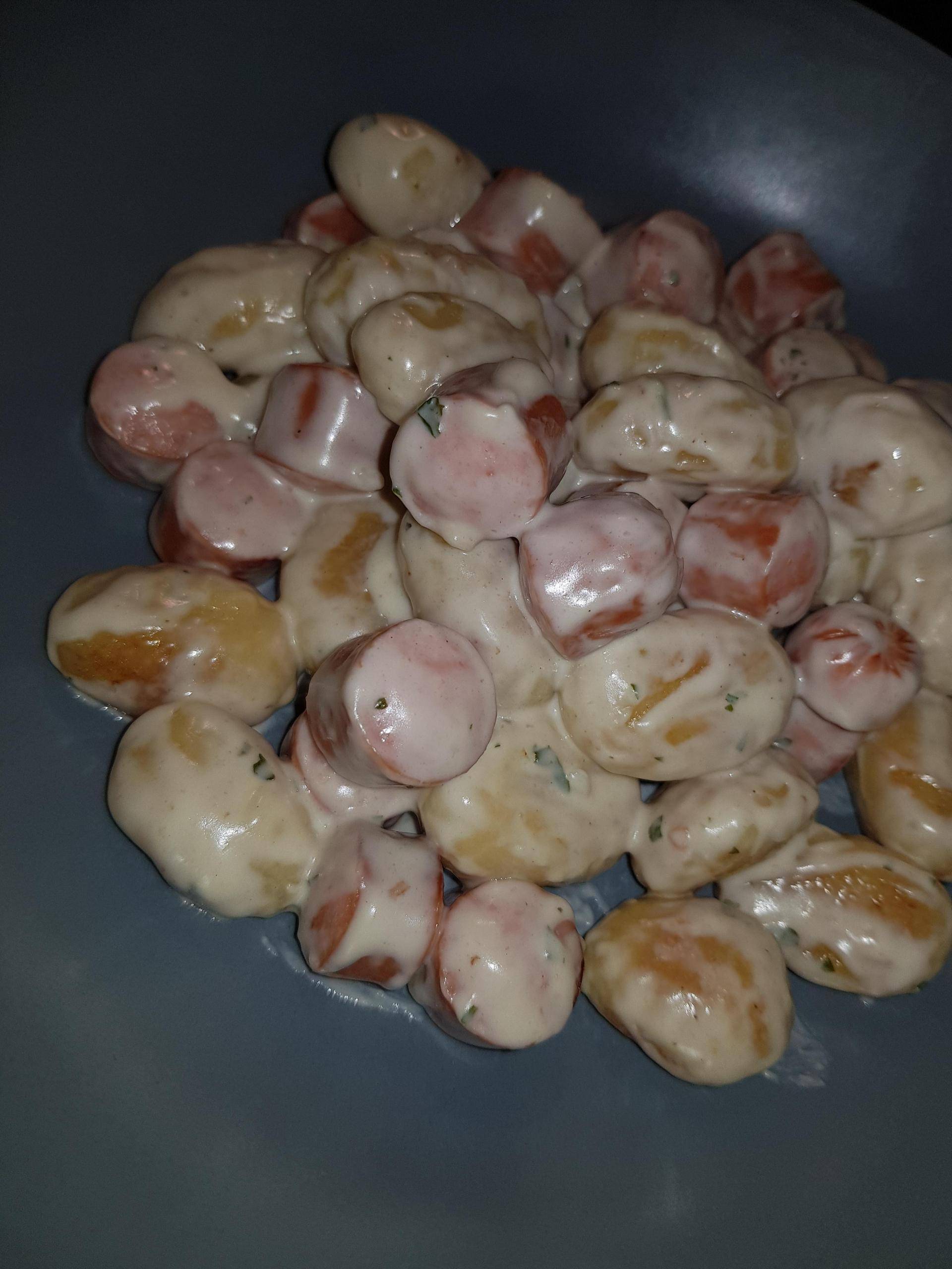 Gnocchi knacki au boursin - Recepten Cookeo | Moulinex