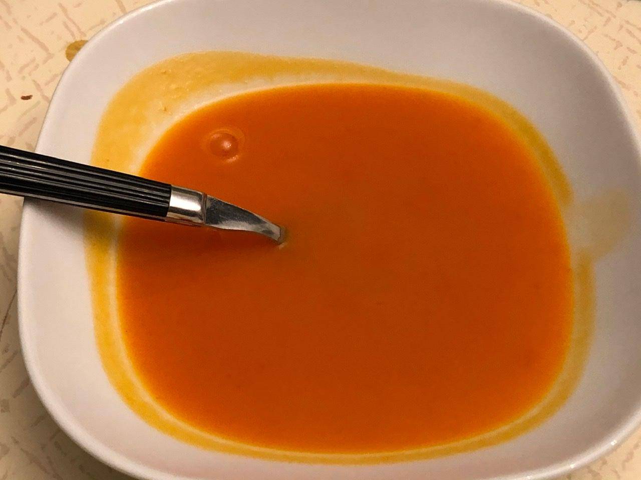 Velouté butternut, poivrons rouges et patate douce - Recepten Companion Connect XL | Moulinex