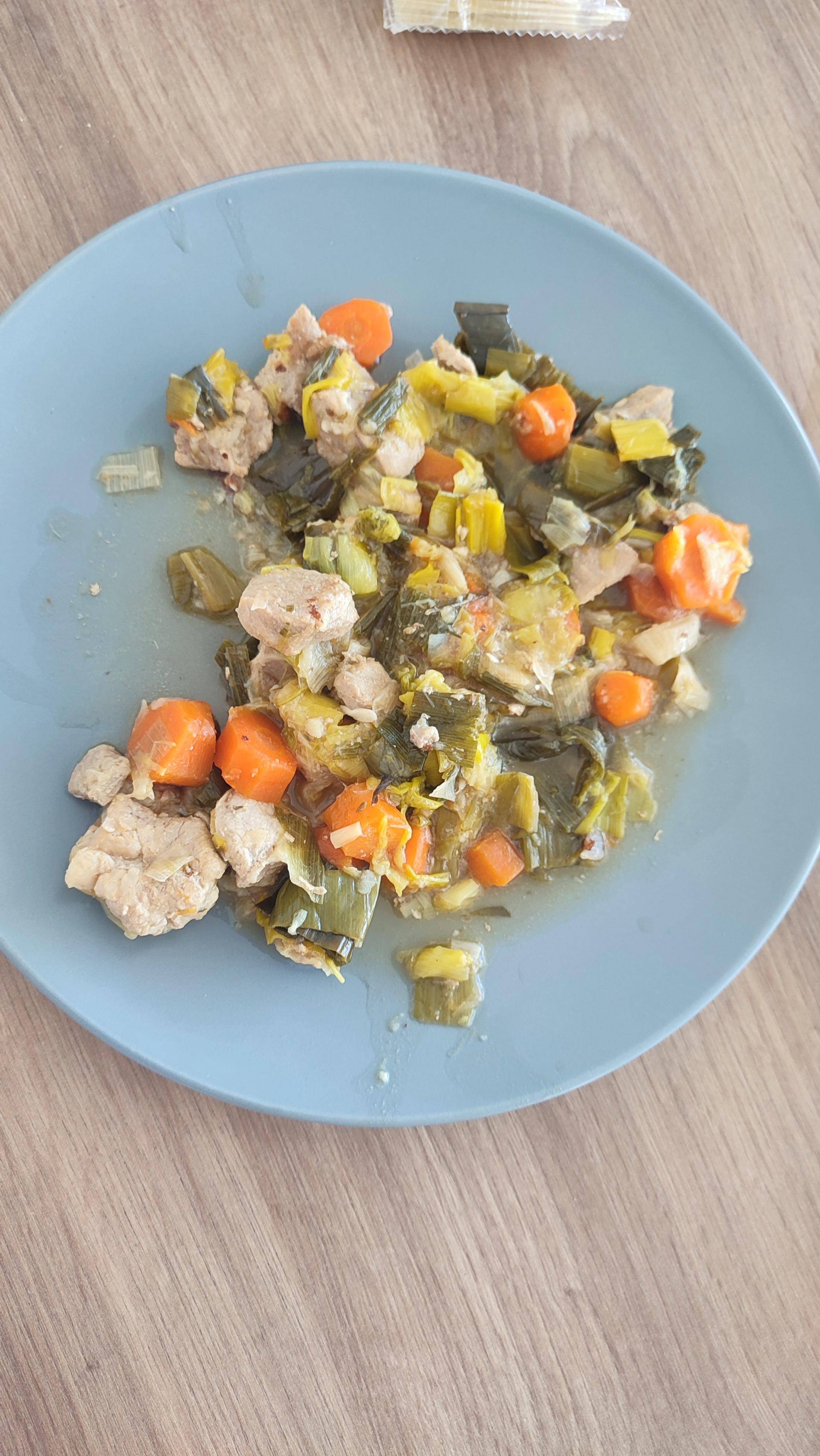 Sauté de porc carotte poireaux - Recepten Cookeo | Moulinex