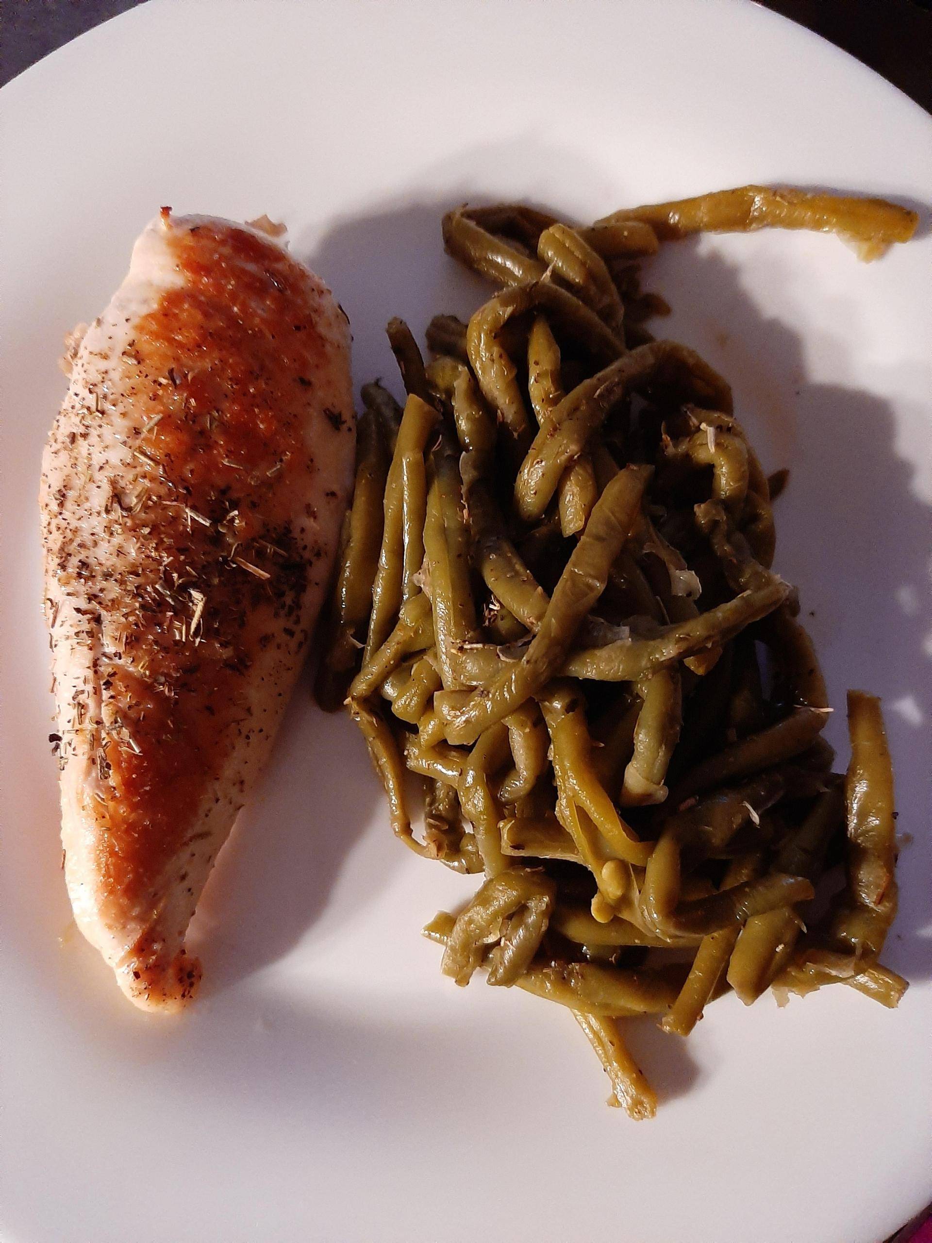 Poulet aux haricots verts - Recepten Cookeo | Moulinex