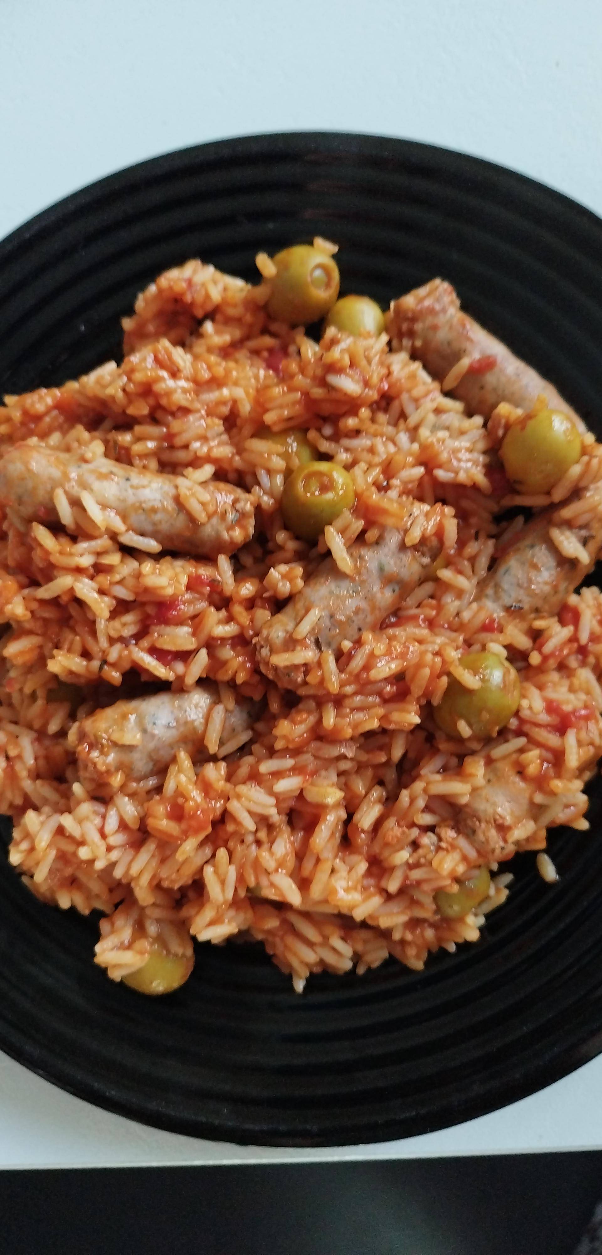 Chipolatas riz olives tomate - Recette Cookeo | Moulinex